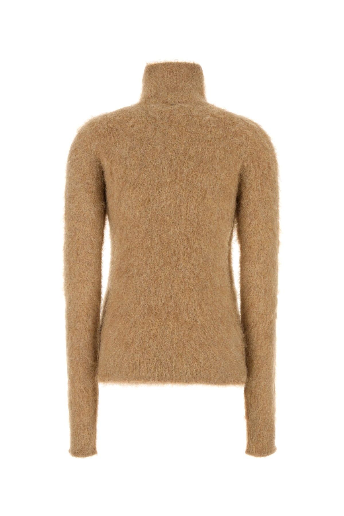 Camel stretch alpaca blend Elgar sweater - 2