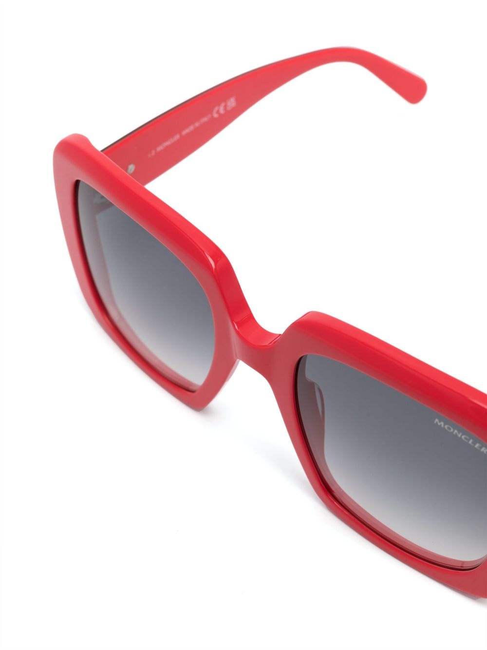 square-frame gradient sunglasses - 3