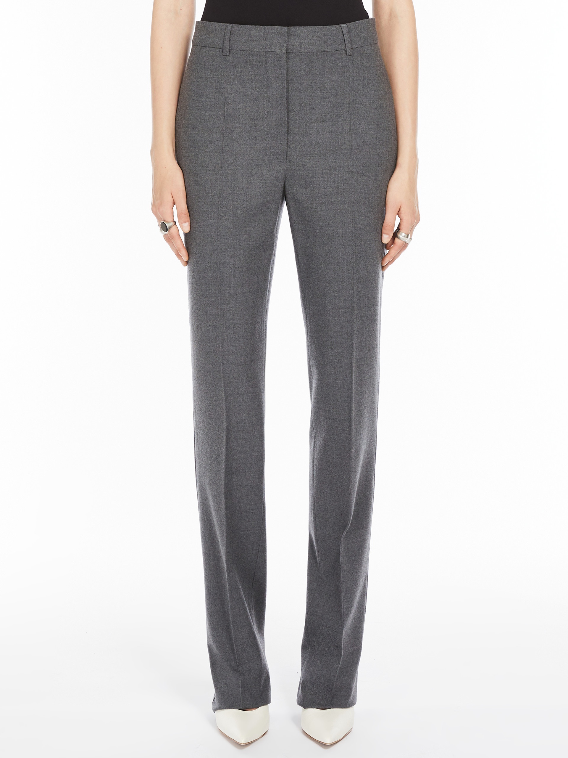MORA12 Slim-fit stretch wool trousers - 3