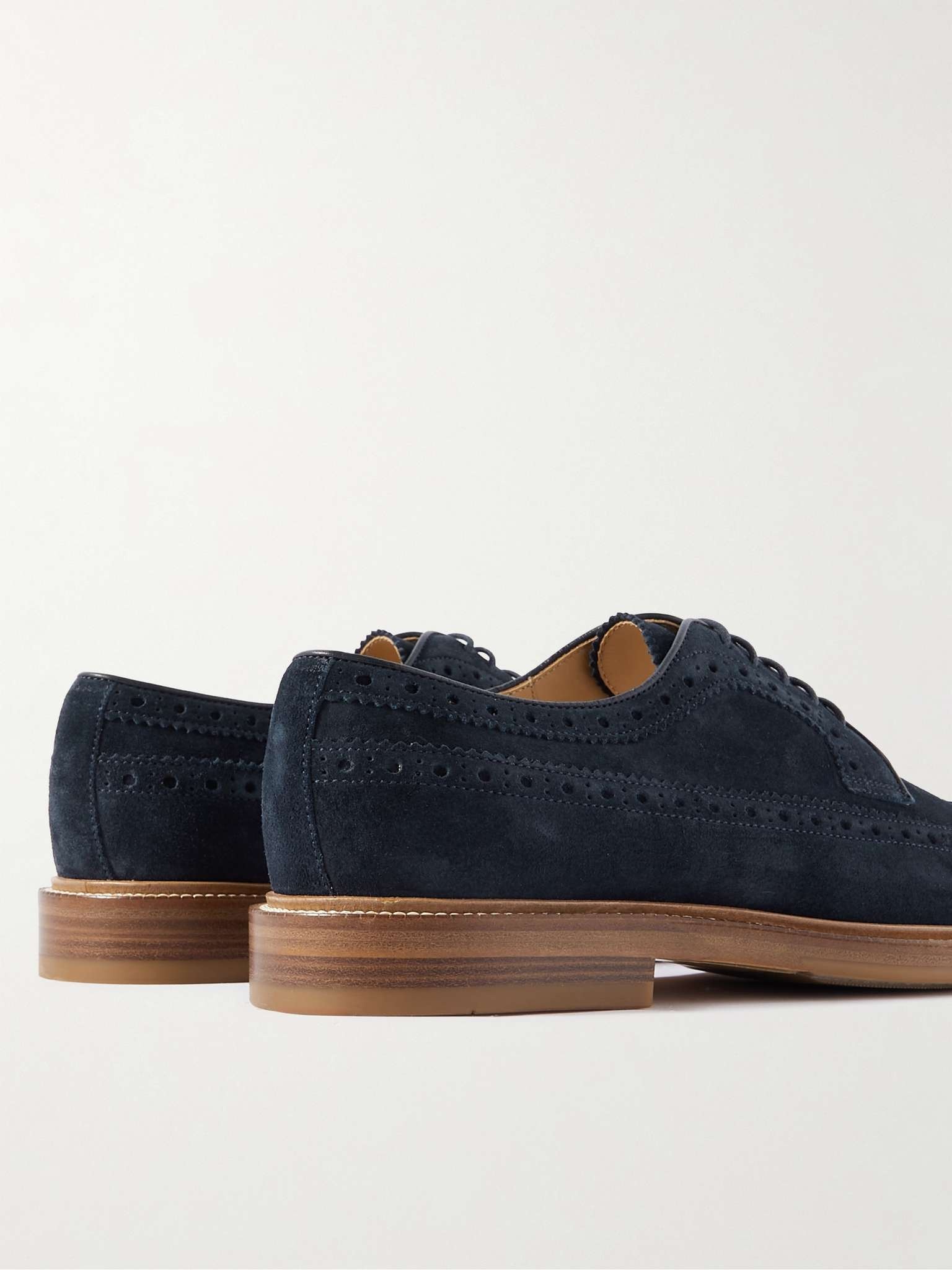 Duilio Imperiale Suede Derby Shoes - 5