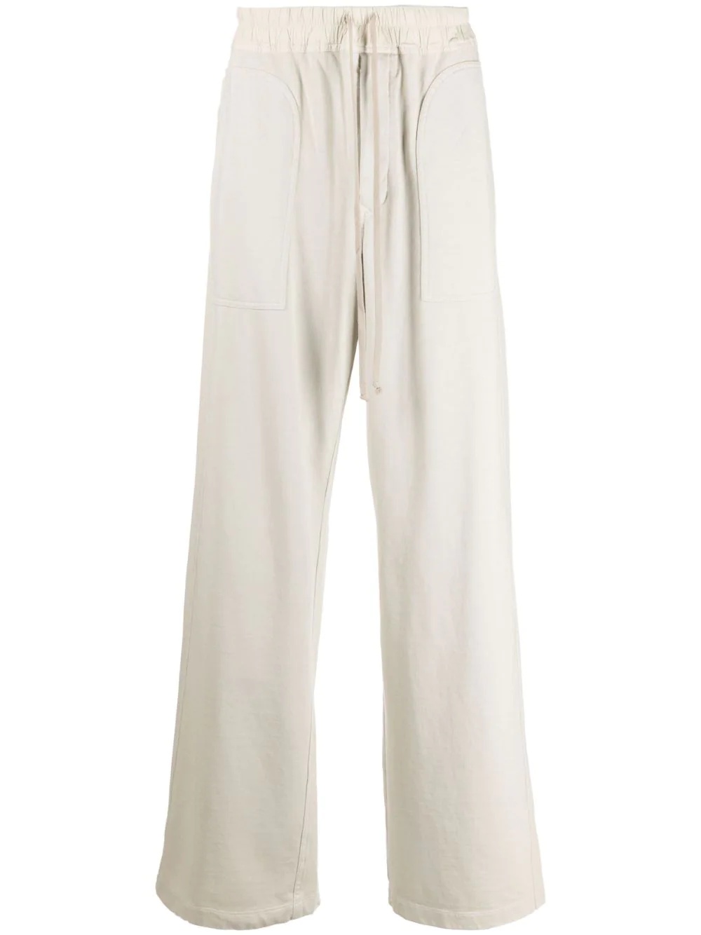 wide-leg drawstring trousers - 1