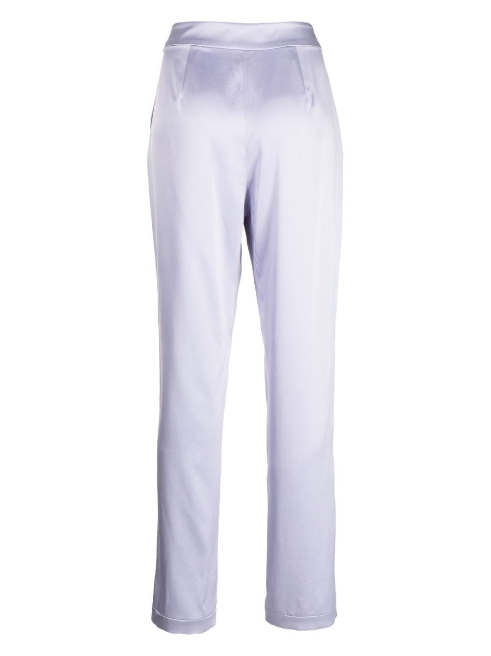pleat-detail high-waist trousers - 2