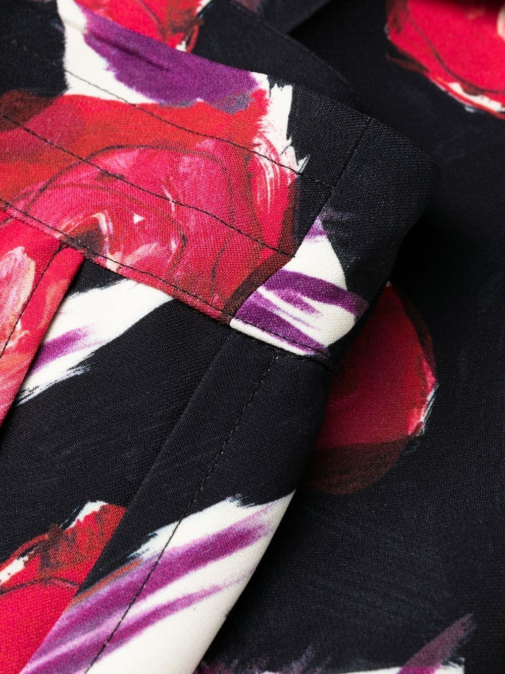 floral-print wide-leg trousers - 5