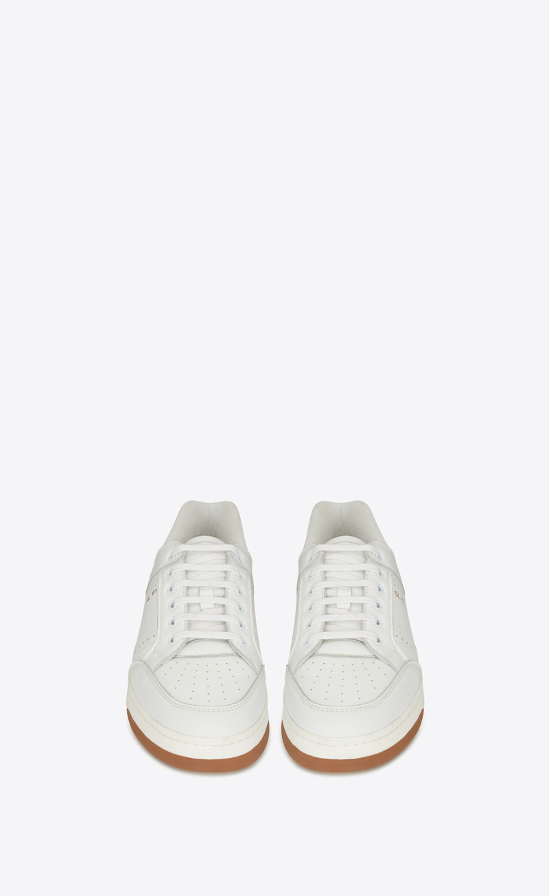 SAINT LAURENT sl/61 low-top sneakers in grained leather outlook