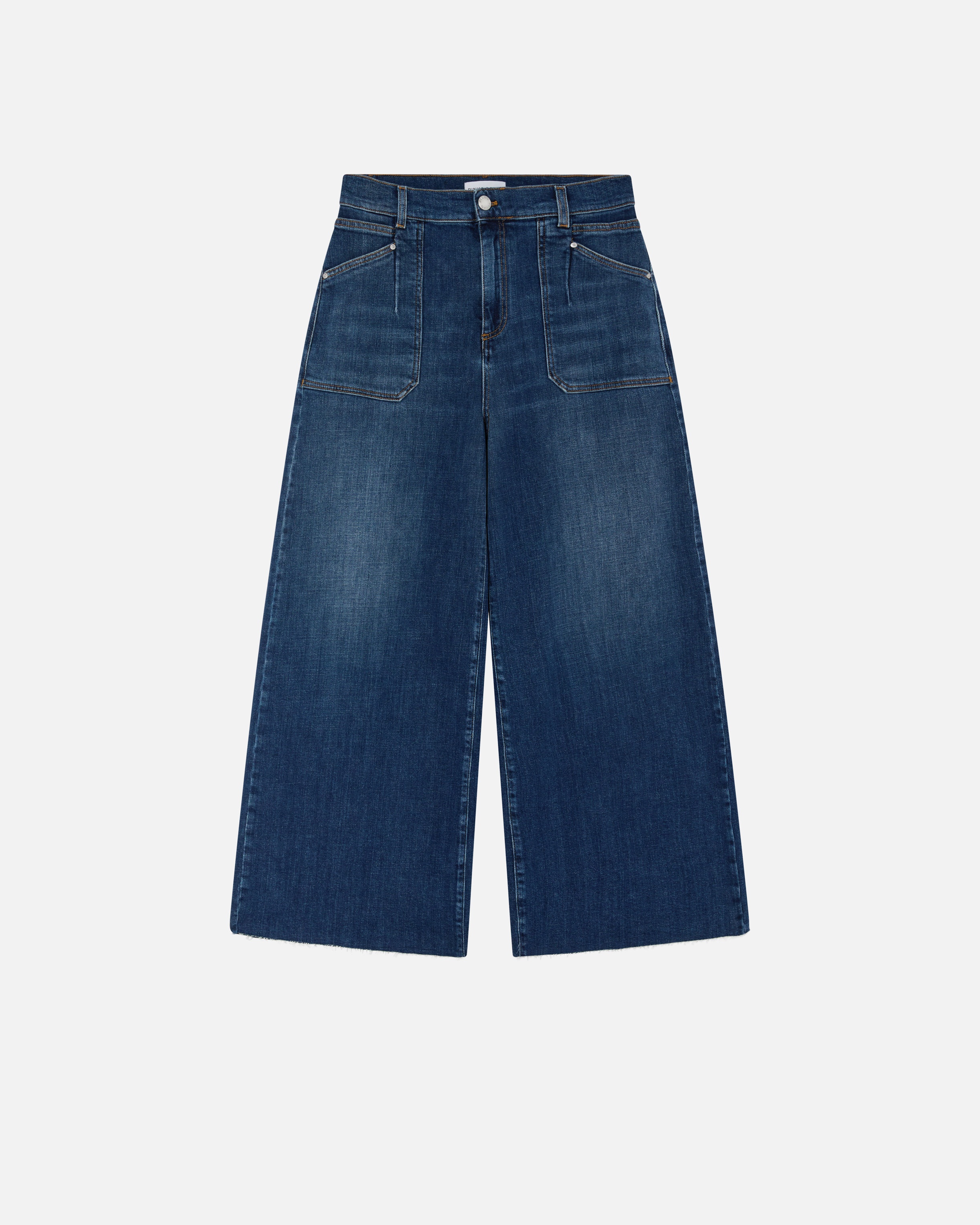 BLUE DENIM BAGGY JEANS - 1