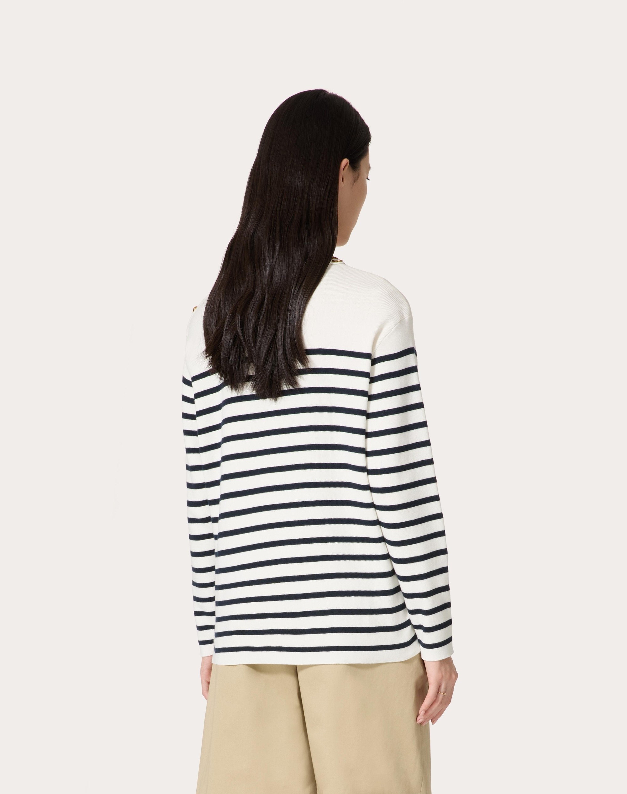 EMBROIDERED COTTON SWEATER - 4
