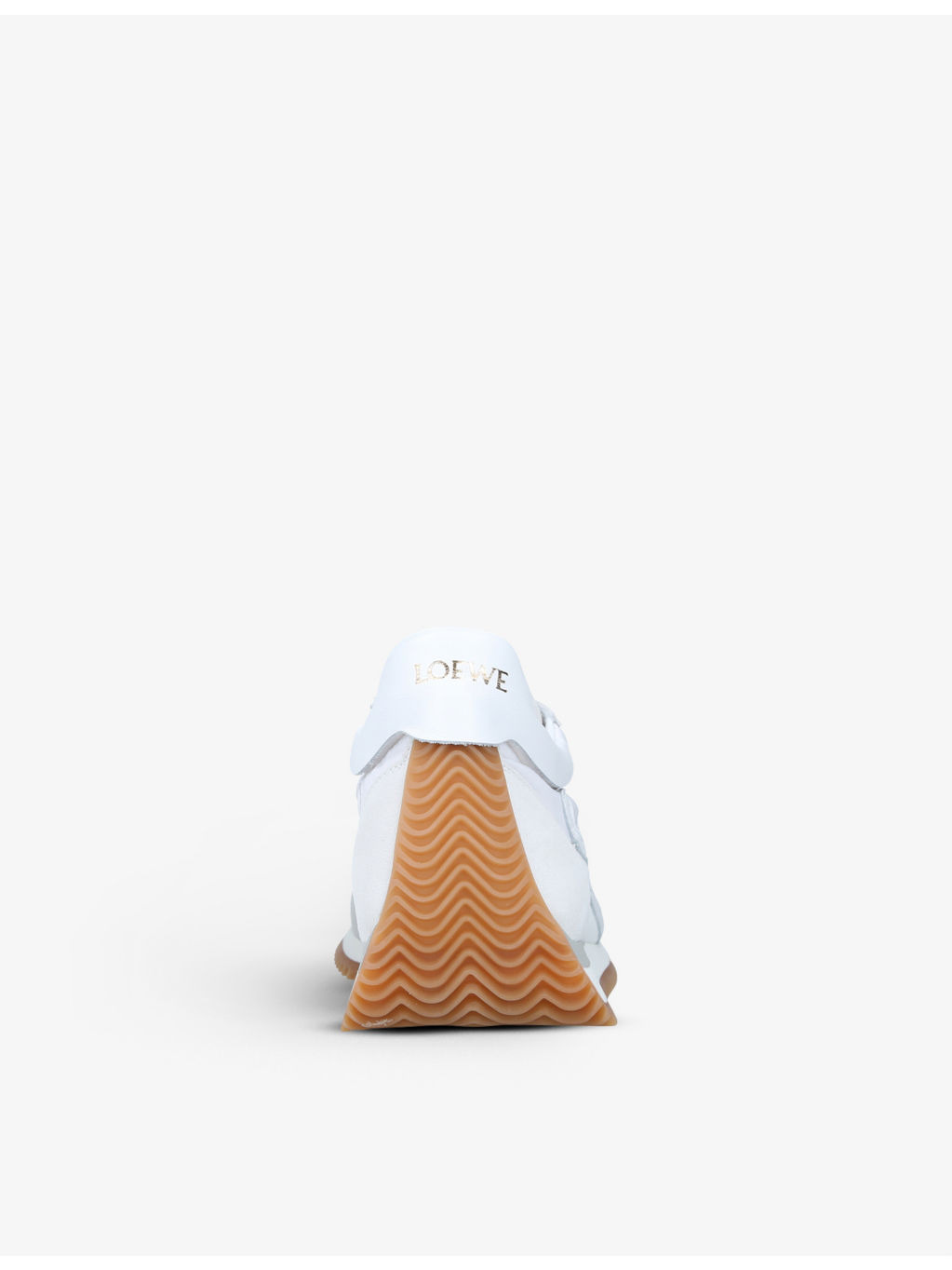 Flow Runner monogram leather and shell trainers - 4