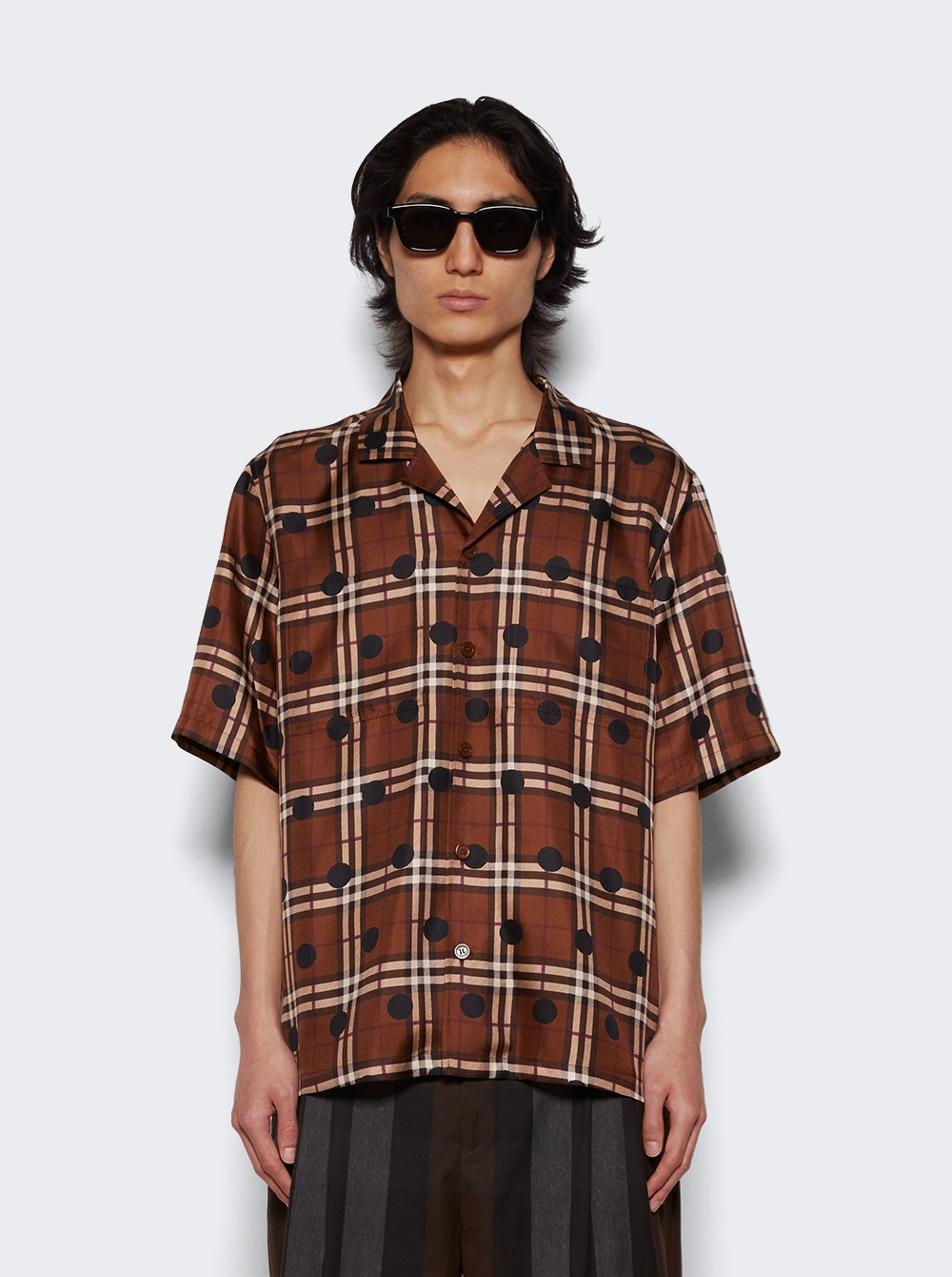 Short Sleeve Casual Shirt Dark Birch Brown - 3