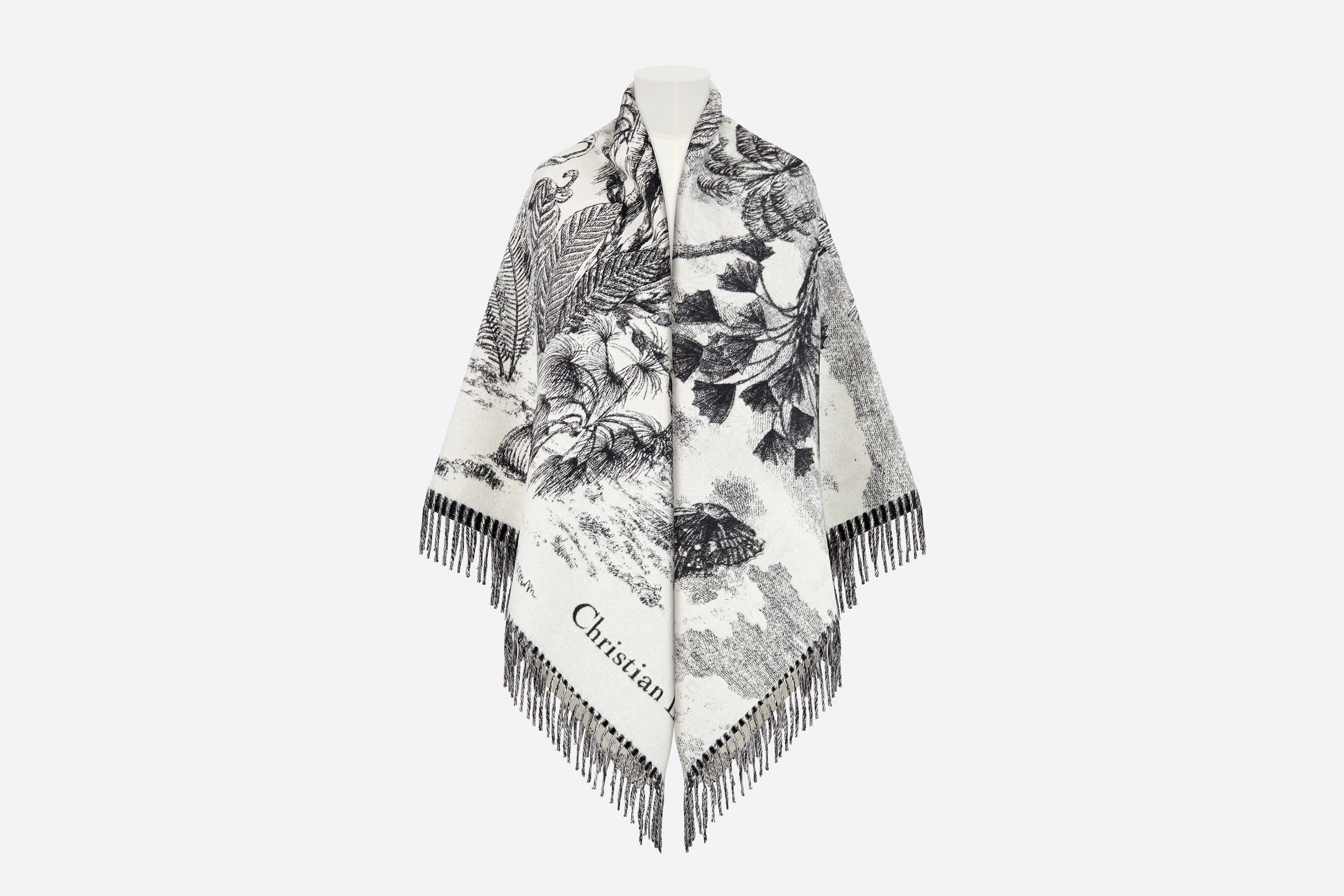 Tropicalia Toile de Jouy Blanket - 3