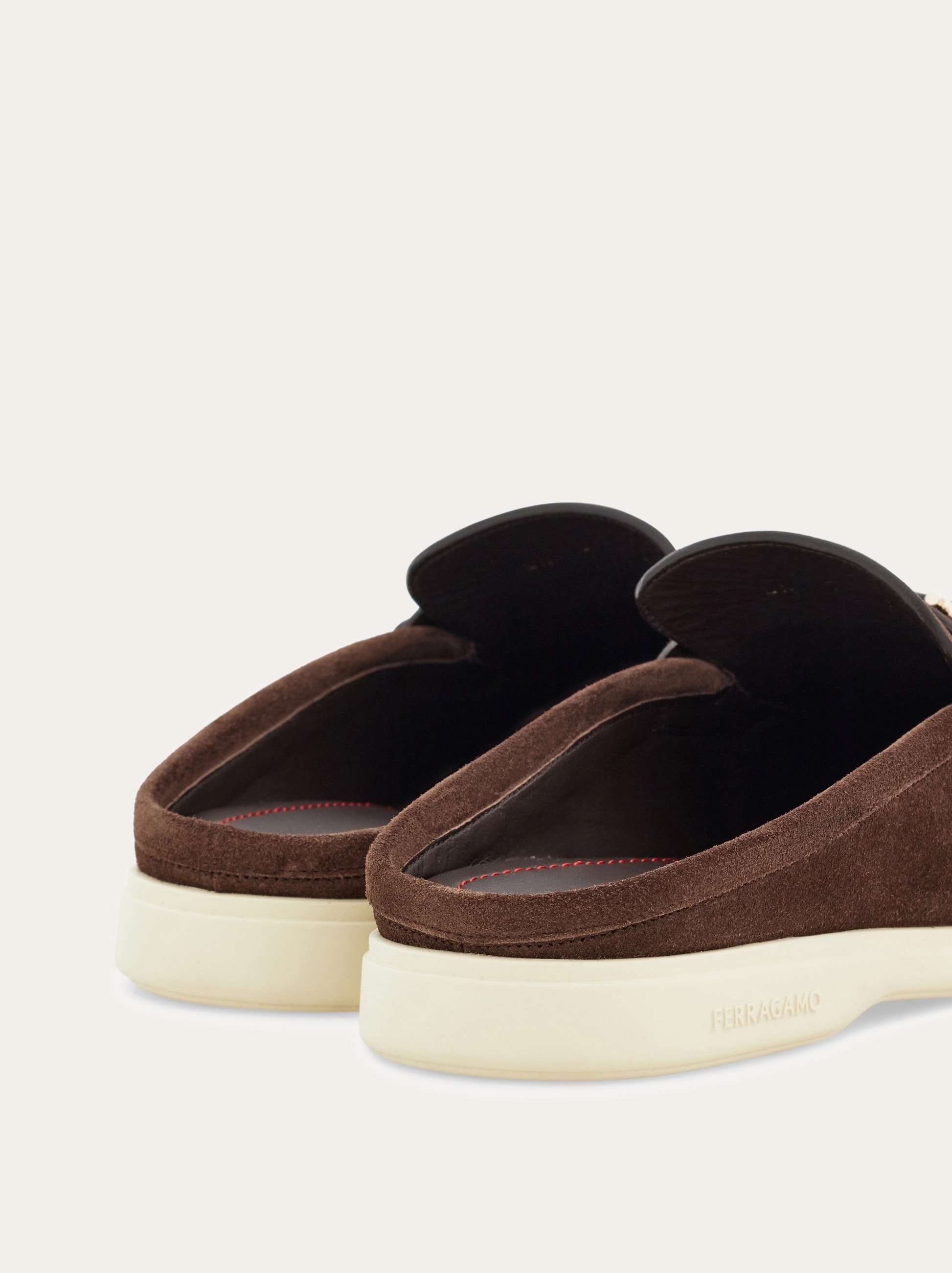 Gancini buckle loafer mule - 8