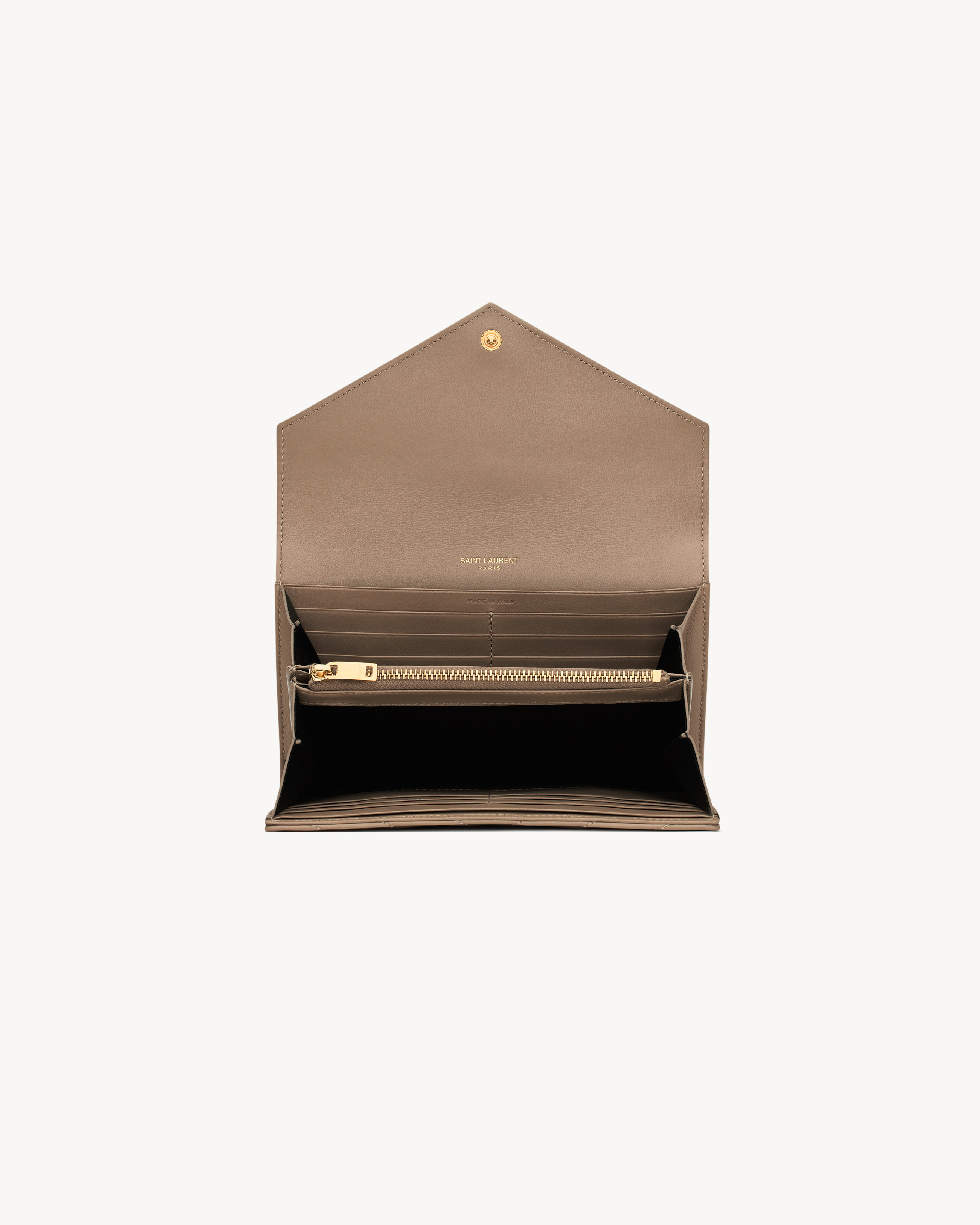 CASSANDRE MATELASSÉ LARGE FLAP WALLET IN LAMBSKIN - 4