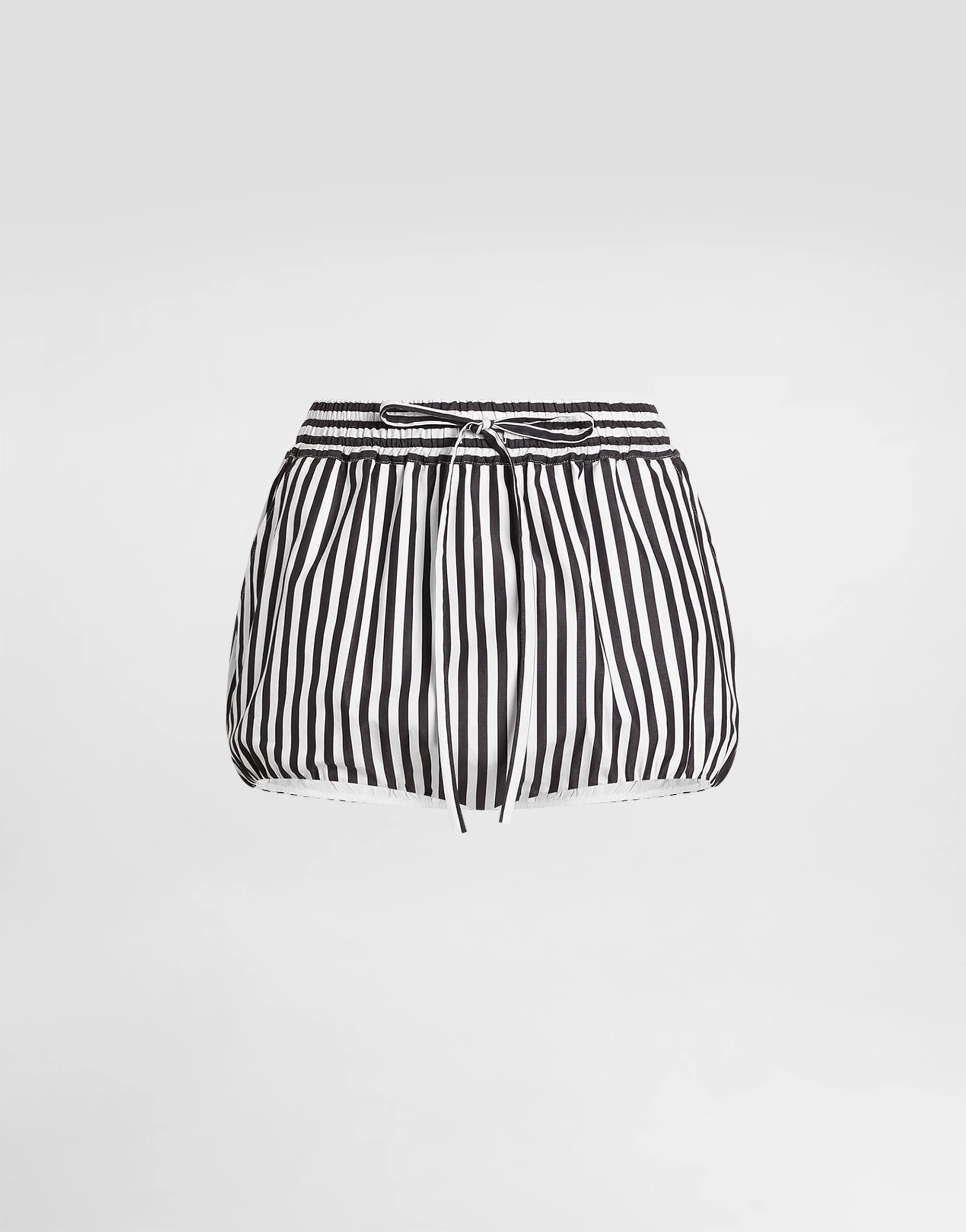 Striped poplin culottes - 1