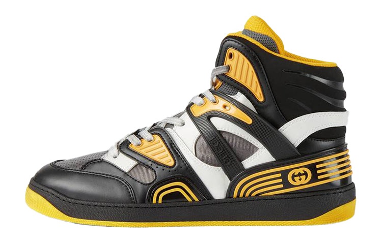 Gucci Basket High 'Black Demetra Yellow' 661308-2SH90-1098 - 2
