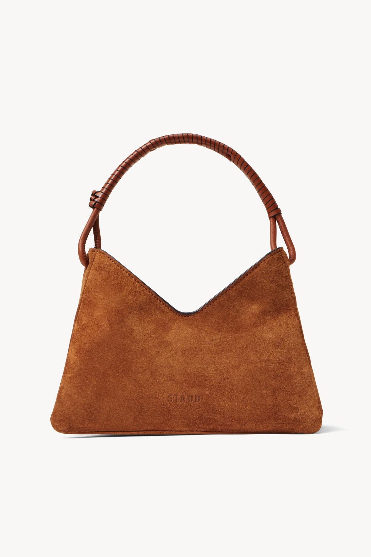 STAUD VALERIE SHOULDER BAG TAN - 3