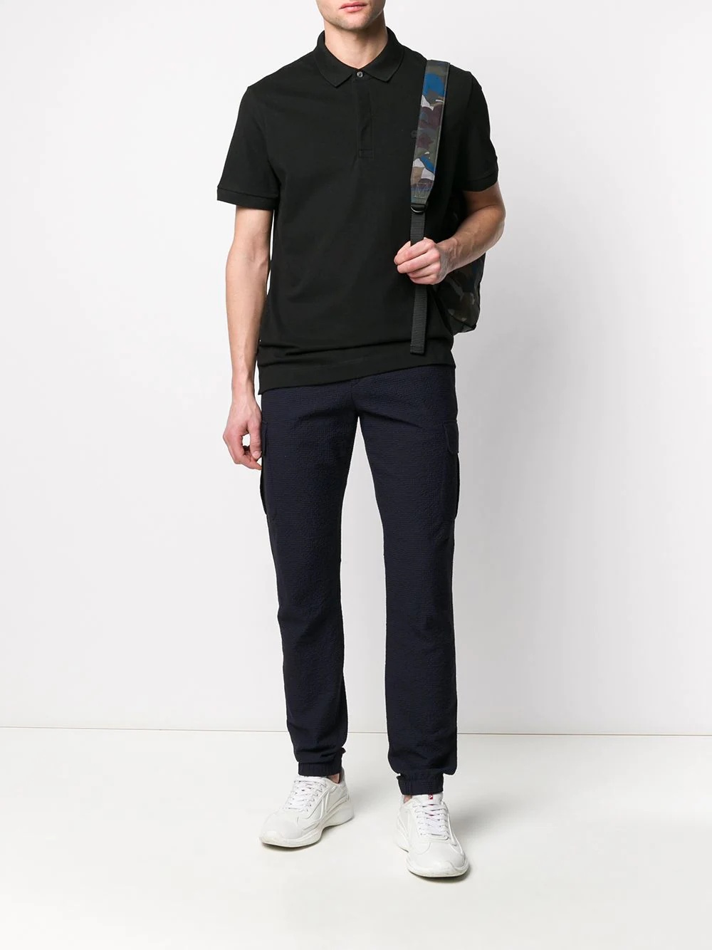 logo patch polo shirt - 2