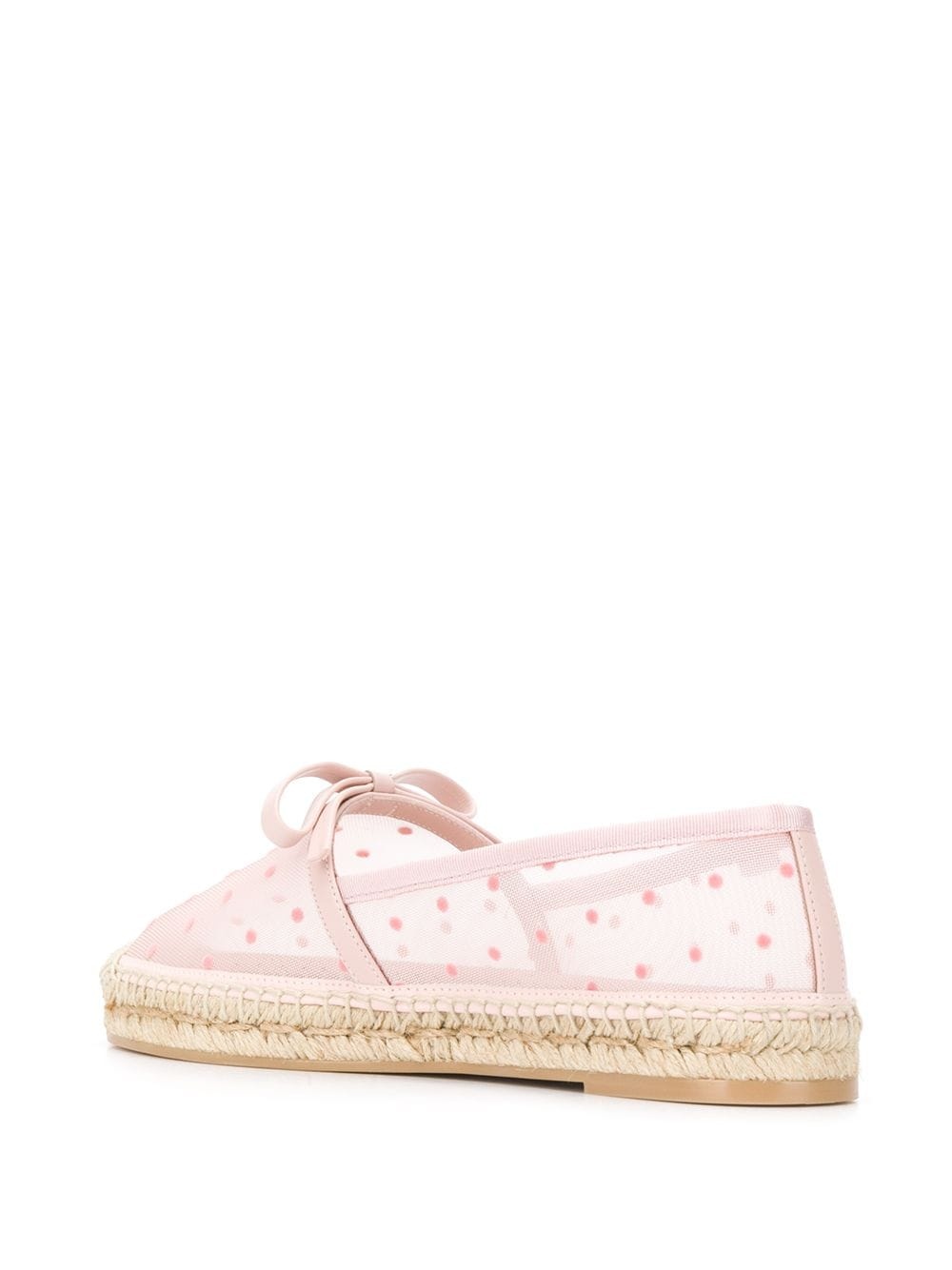 RED(V) point d'Esprit sheer espadrilles - 3