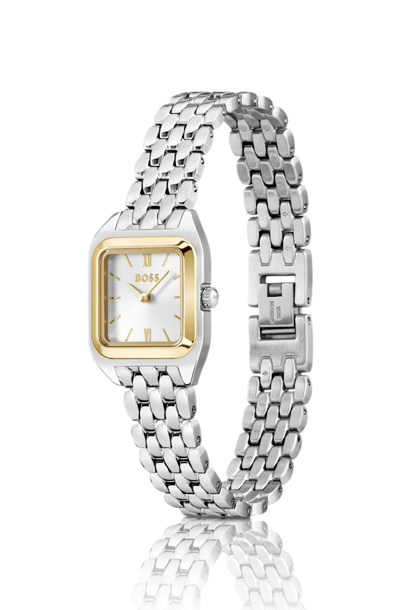 BOSS SILVER-EFFECT WATCH WITH SILVER-WHITE DIAL outlook