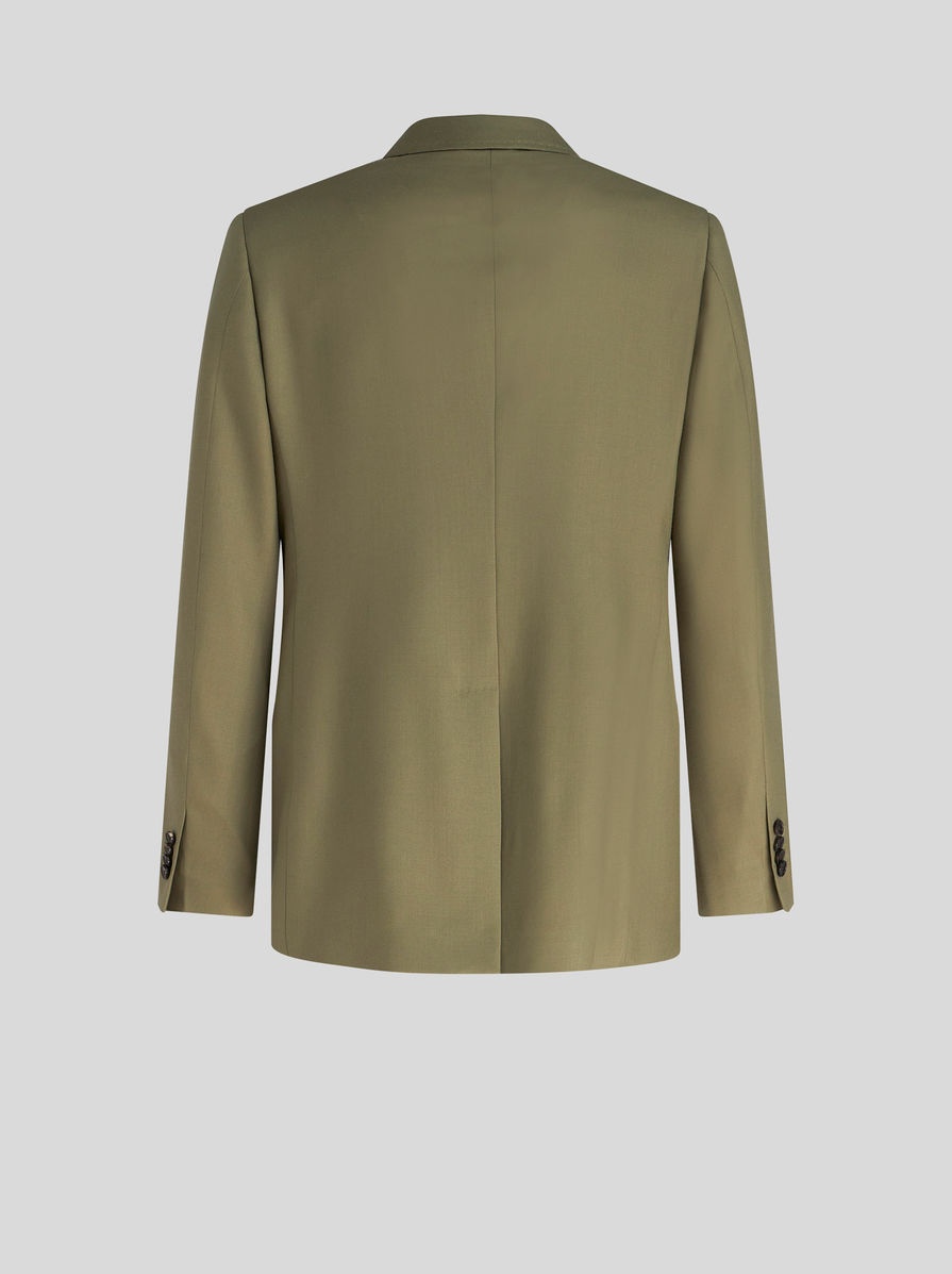 DOUBLE-BREASTED JACKET WITH CONTRASTING LAPELS - 5