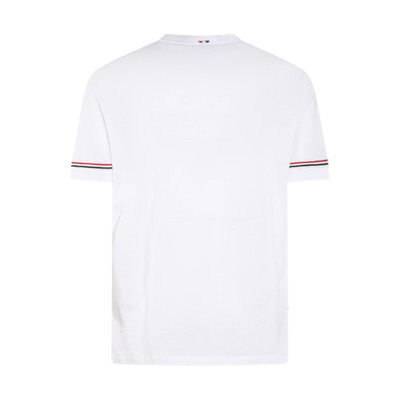 Thom Browne white, red and blue cotton t-shirt outlook
