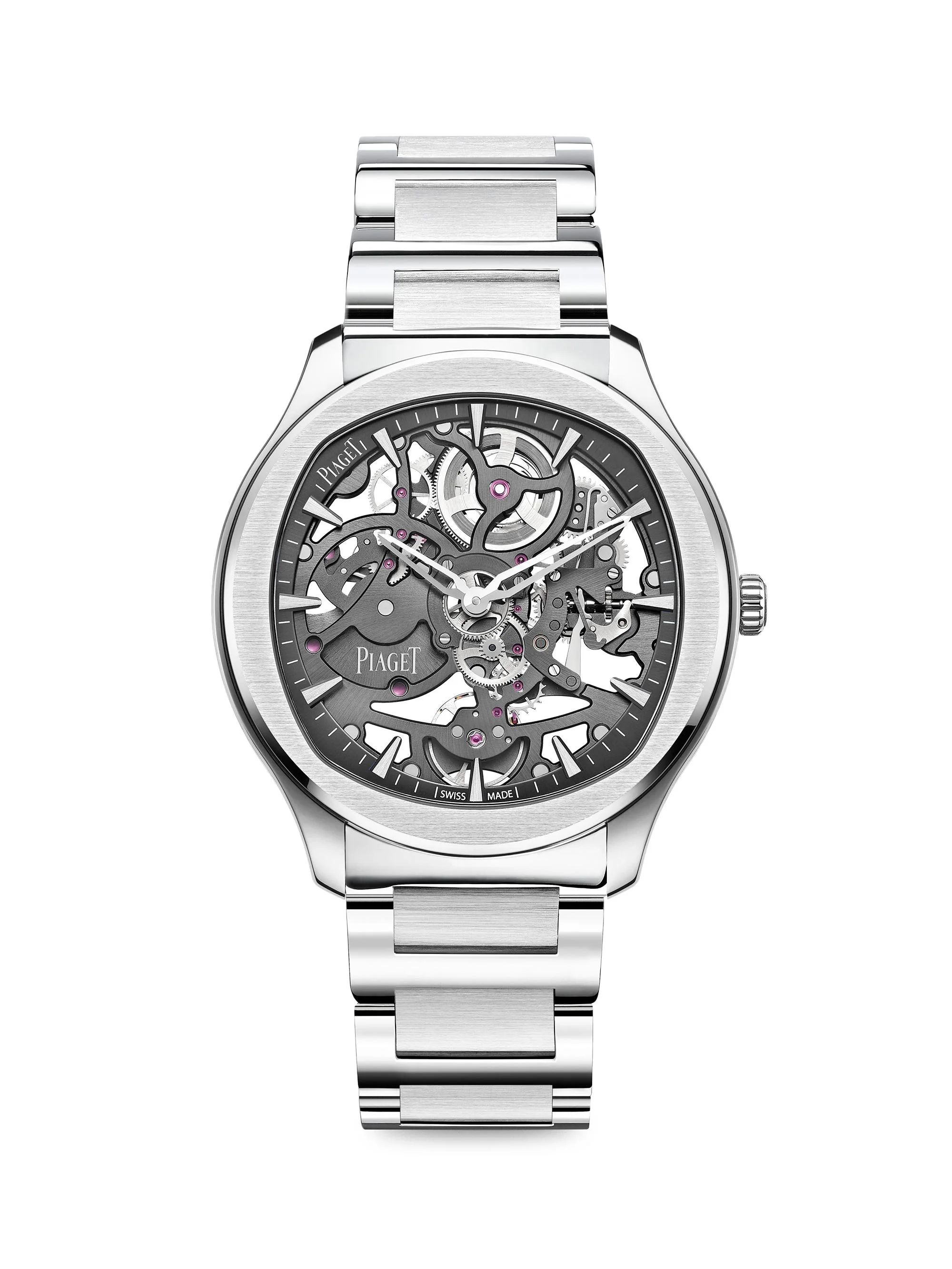 Men's Polo Stainless Steel Skeleton Watch - 1