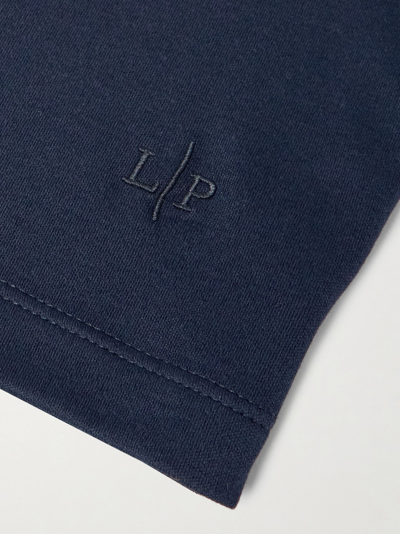 Tremezzo Sea Island Cotton-Jersey T-Shirt Navy - 4