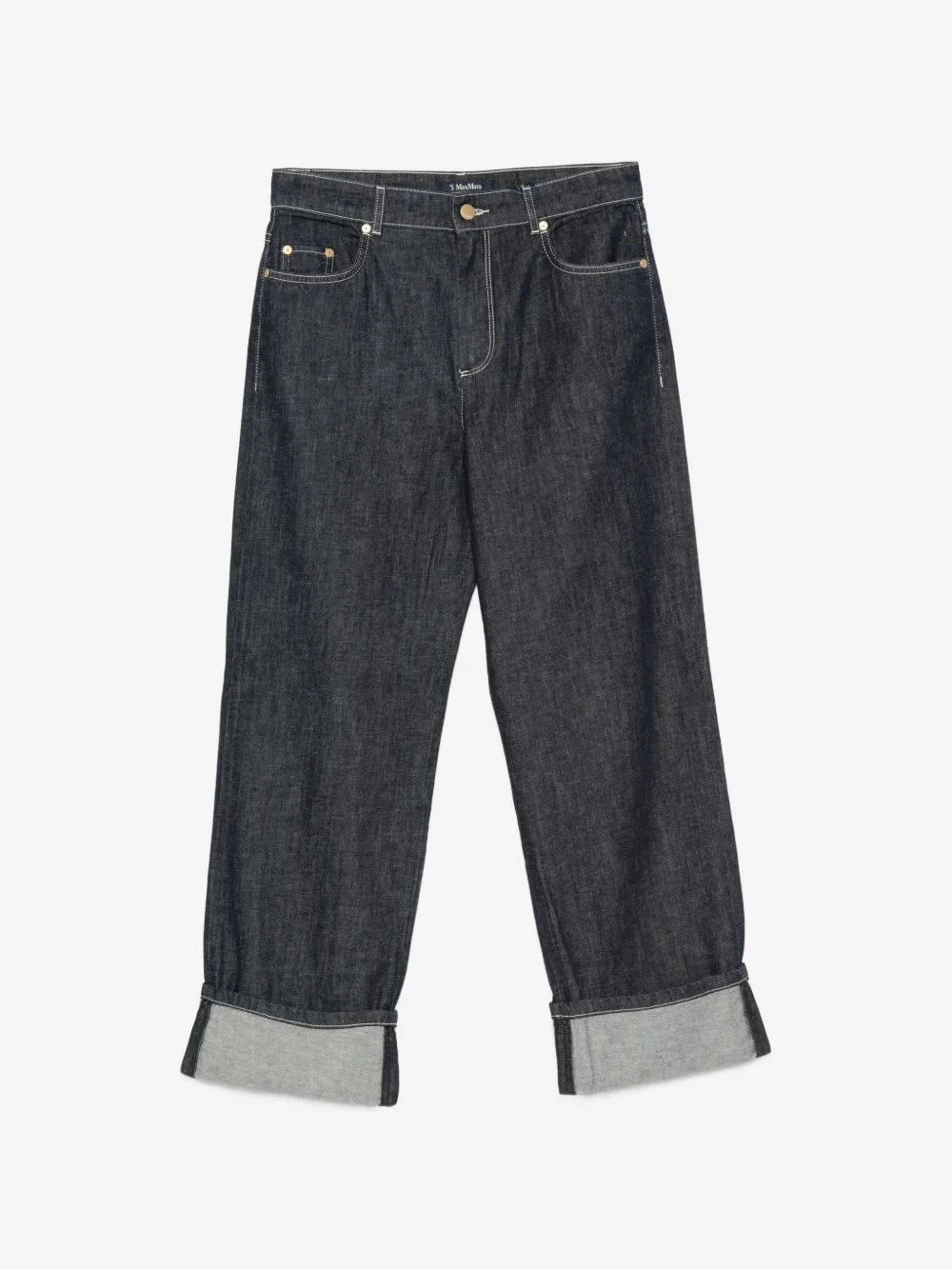 Poggio turn-up cuff jeans - 1
