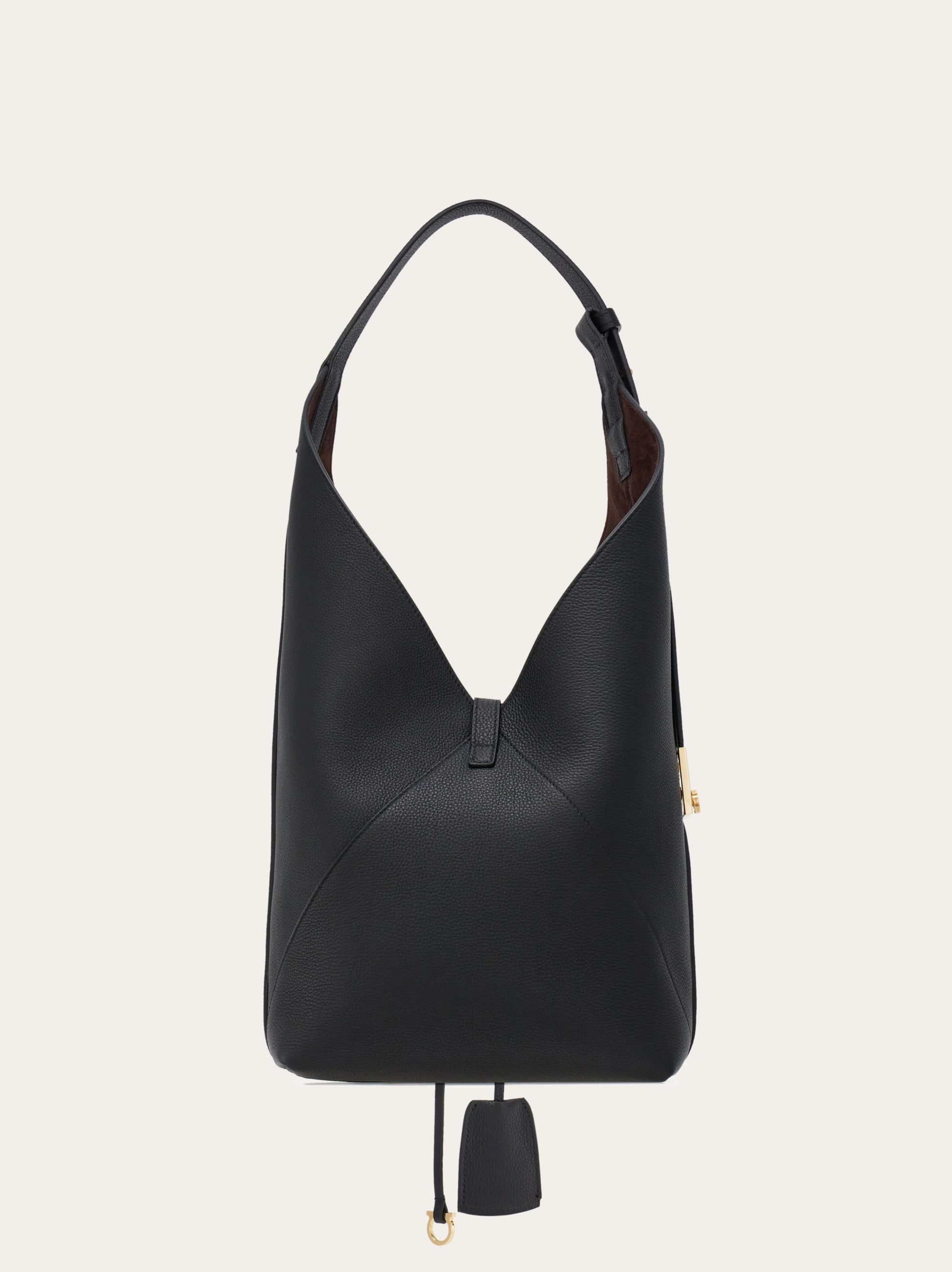 V-shaped hobo bag (M) - 5