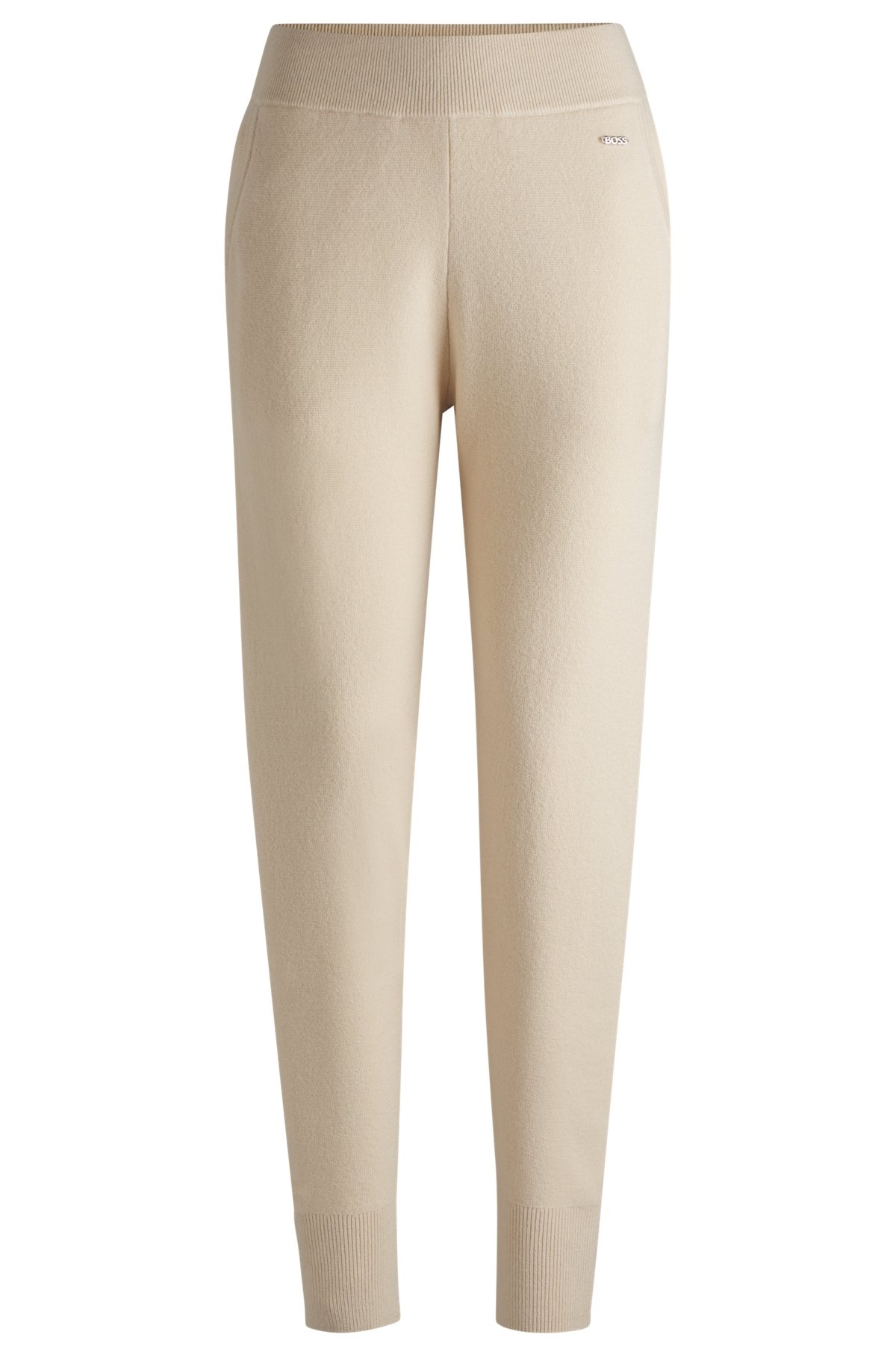 KNITTED TROUSERS IN WOOL AND CASHMERE - 1