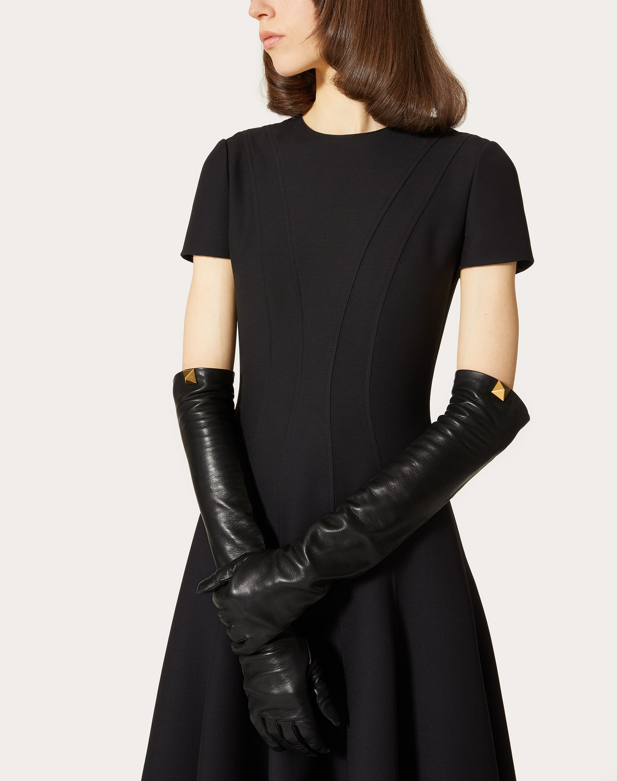 LONG ROMAN STUD GLOVES - 4