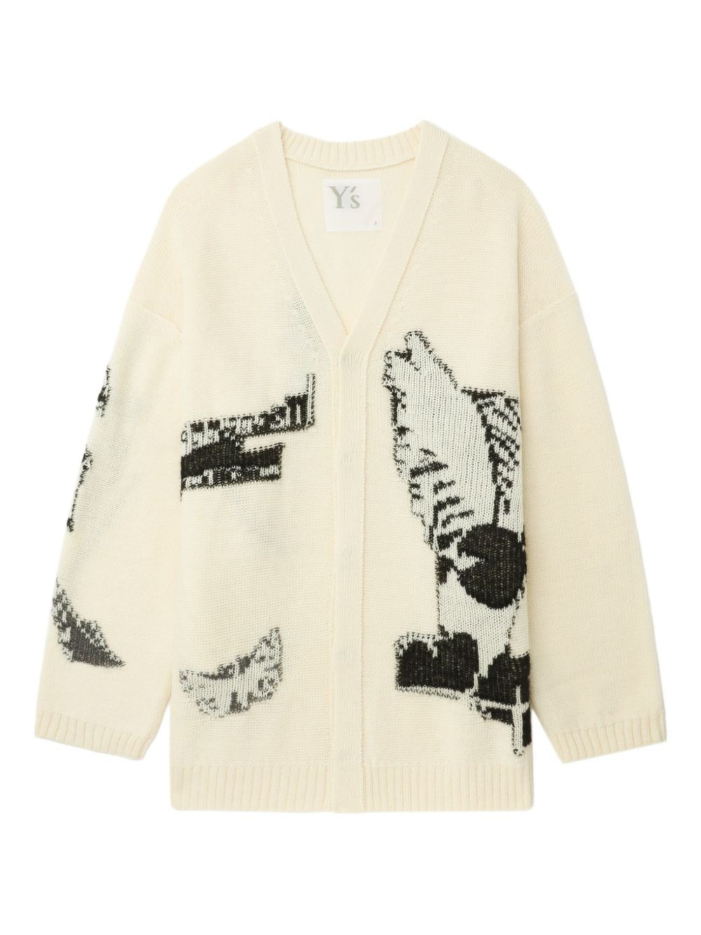 graphic-motifs cardigan - 1