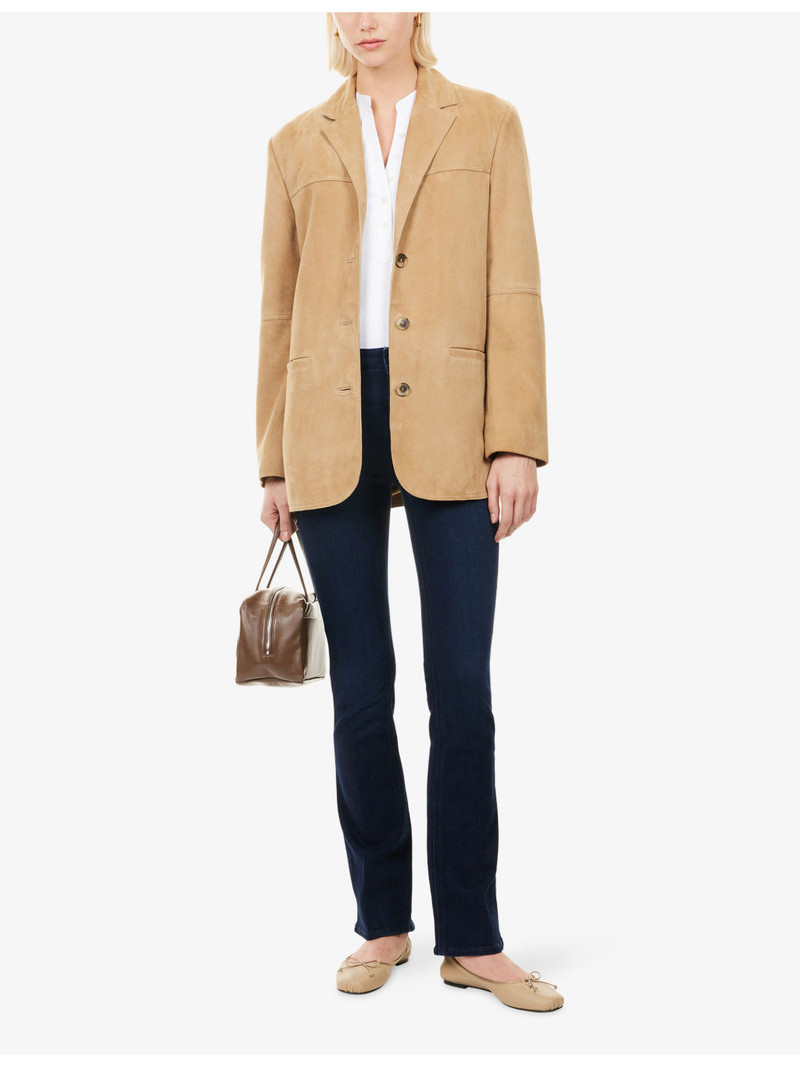 PAIGE Manhattan Boot Slim-Fit Stretch-Denim Blend Jeans outlook