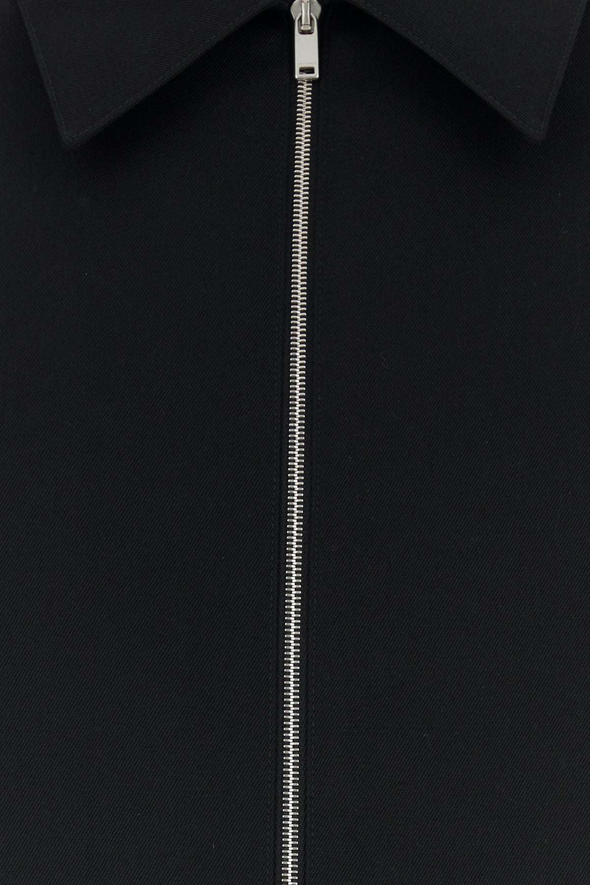 Black gabardine shirt - 3