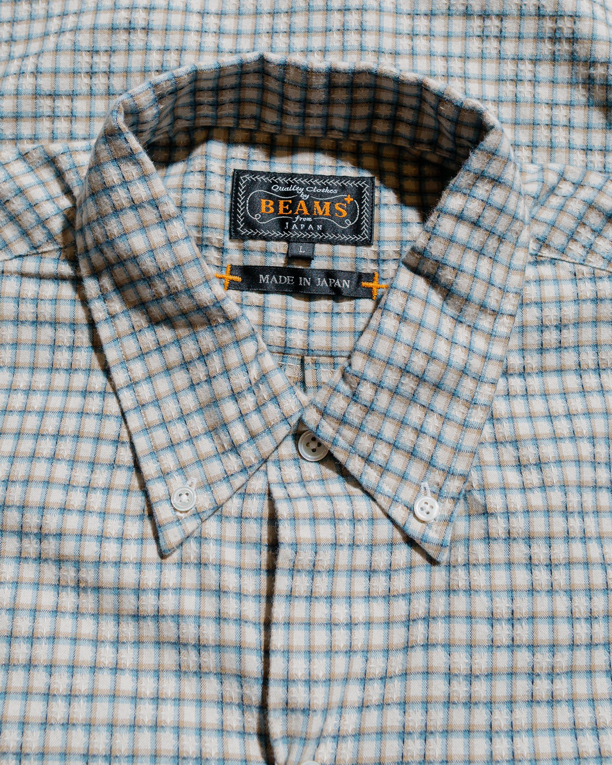 Open B.D. Dobby Plaid White - 5