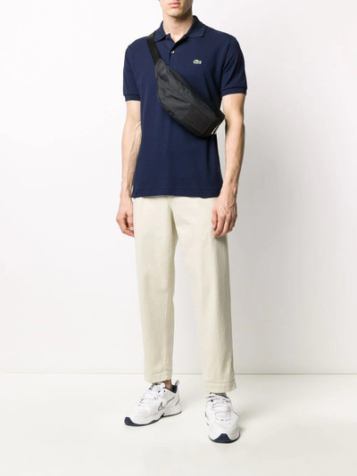 LACOSTE logo patch polo shirt outlook