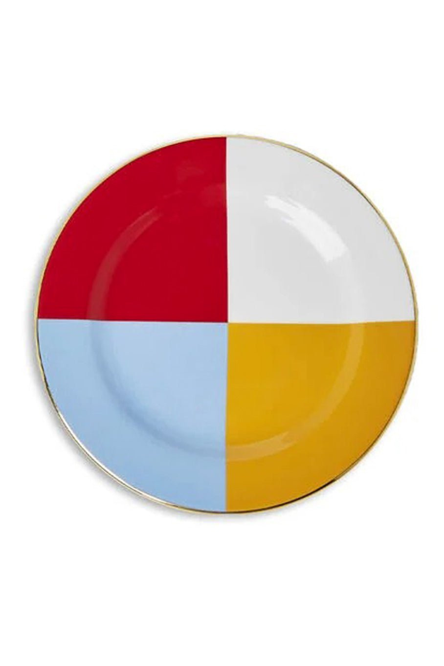 Set of 6 Dessert Plates - Multi - 6