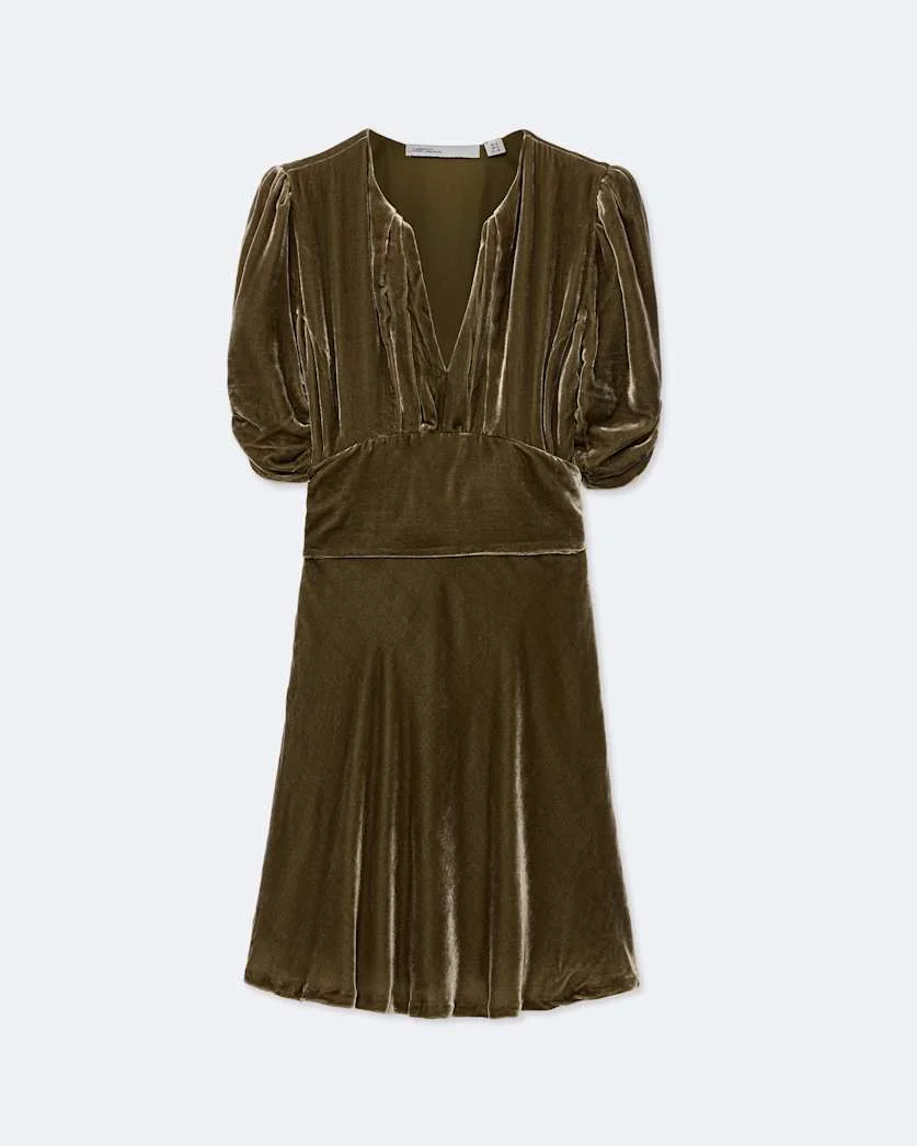 ENA VELVET MINI DRESS - 1