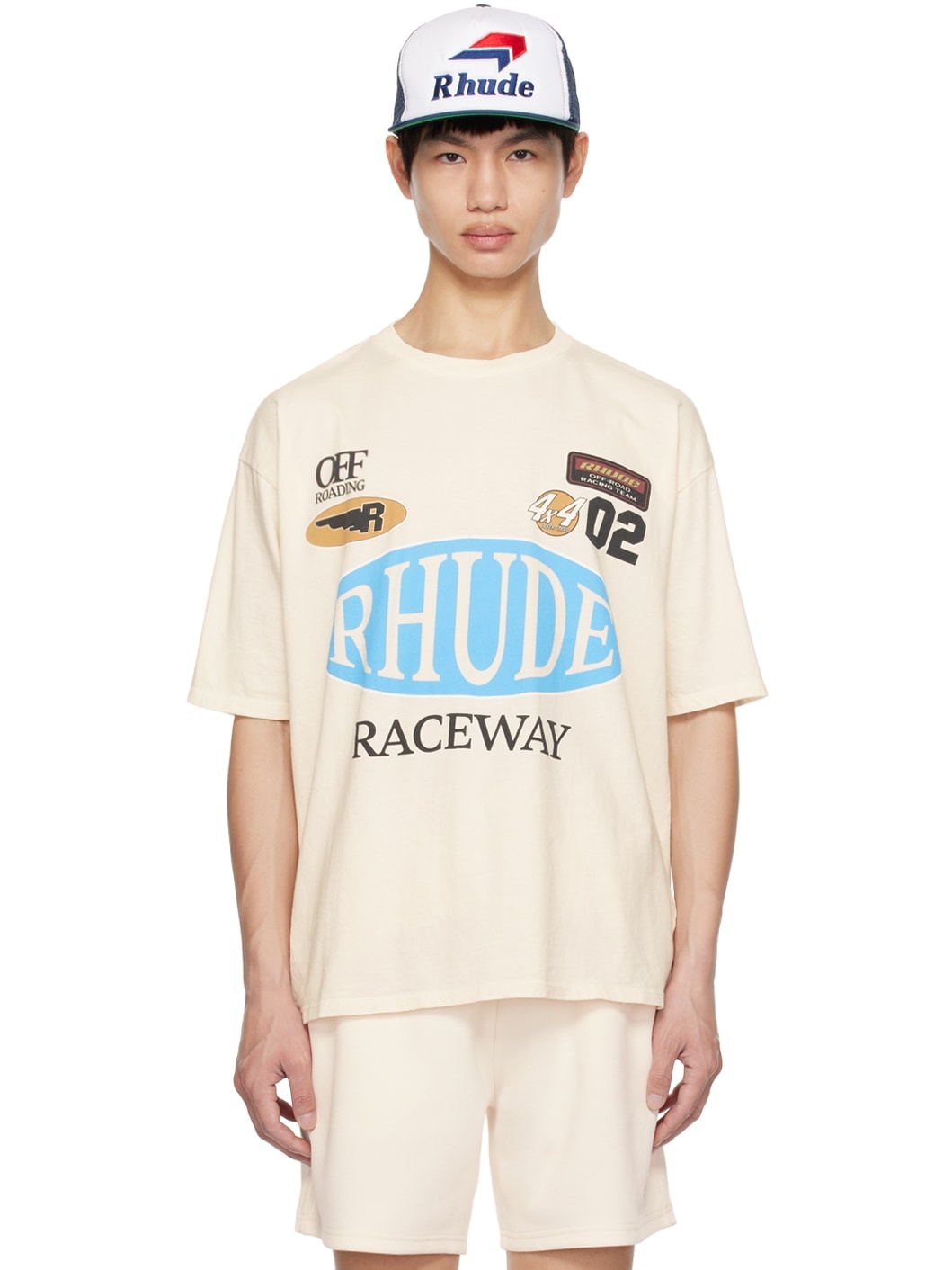 SSENSE Exclusive Off-White Raceway Tee T-Shirt - 1