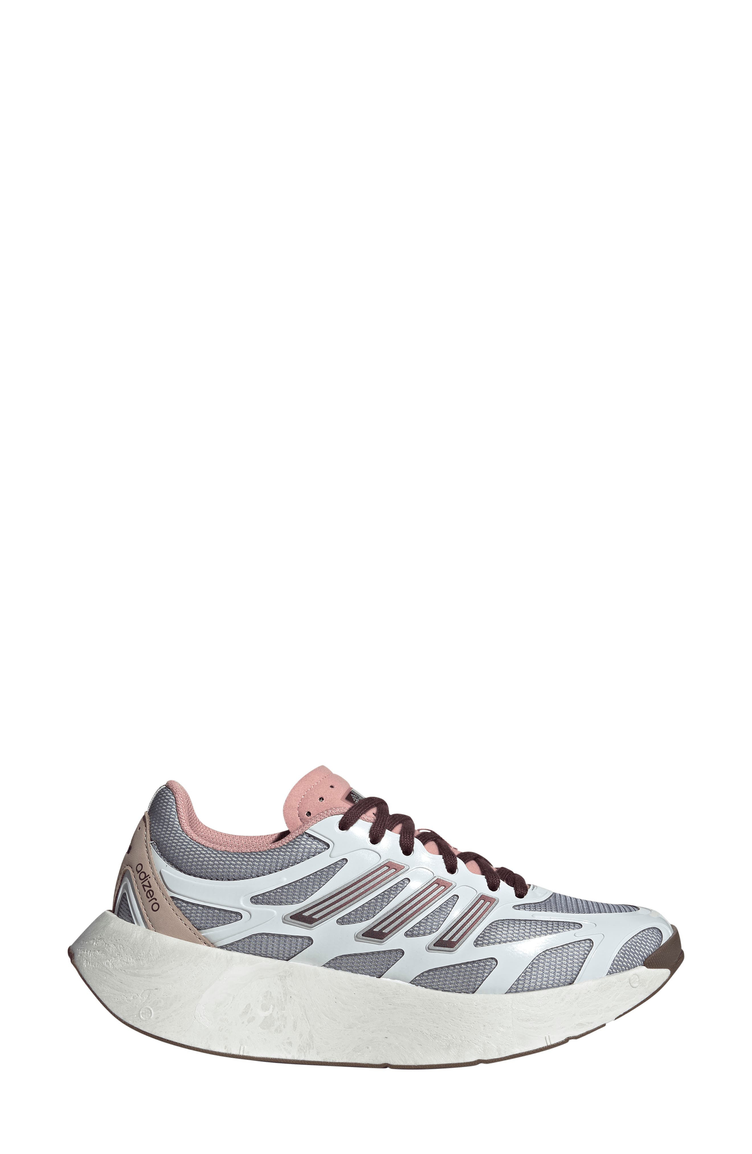 adidas Adizero Aruku Sneaker in Crystal White/ruby/mauve at Nordstrom - 3