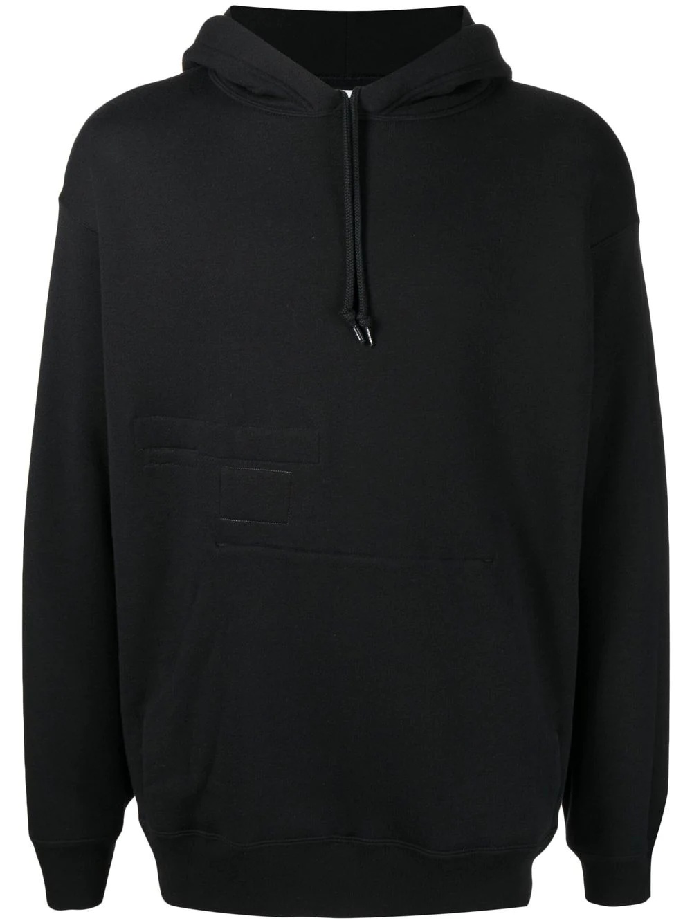 logo-print pullover hoodie - 1