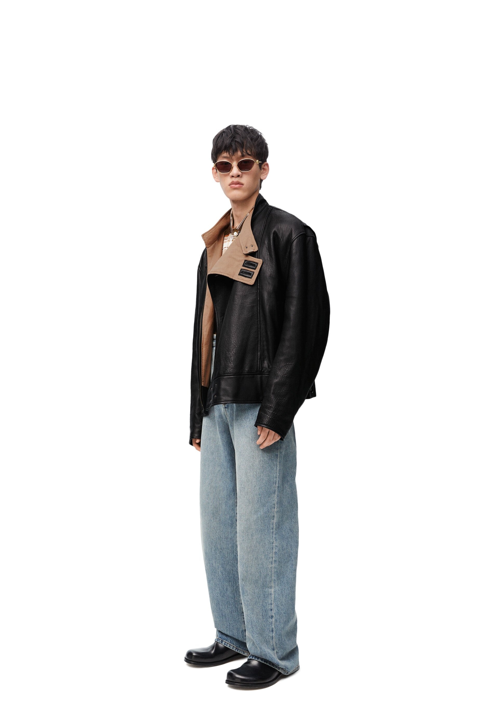 Biker jacket in nappa lambskin - 2