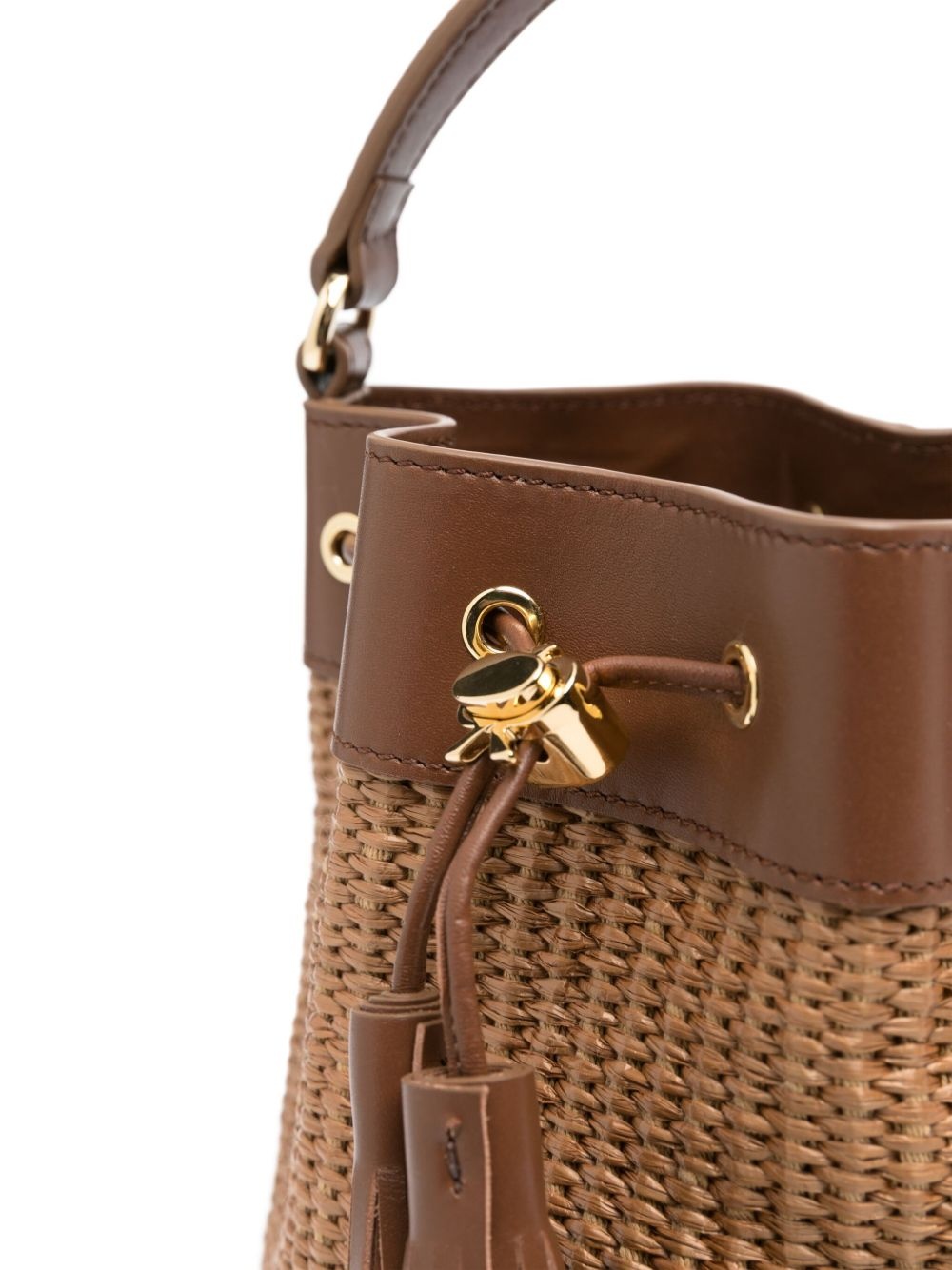 tassel-detail bucket bag - 4