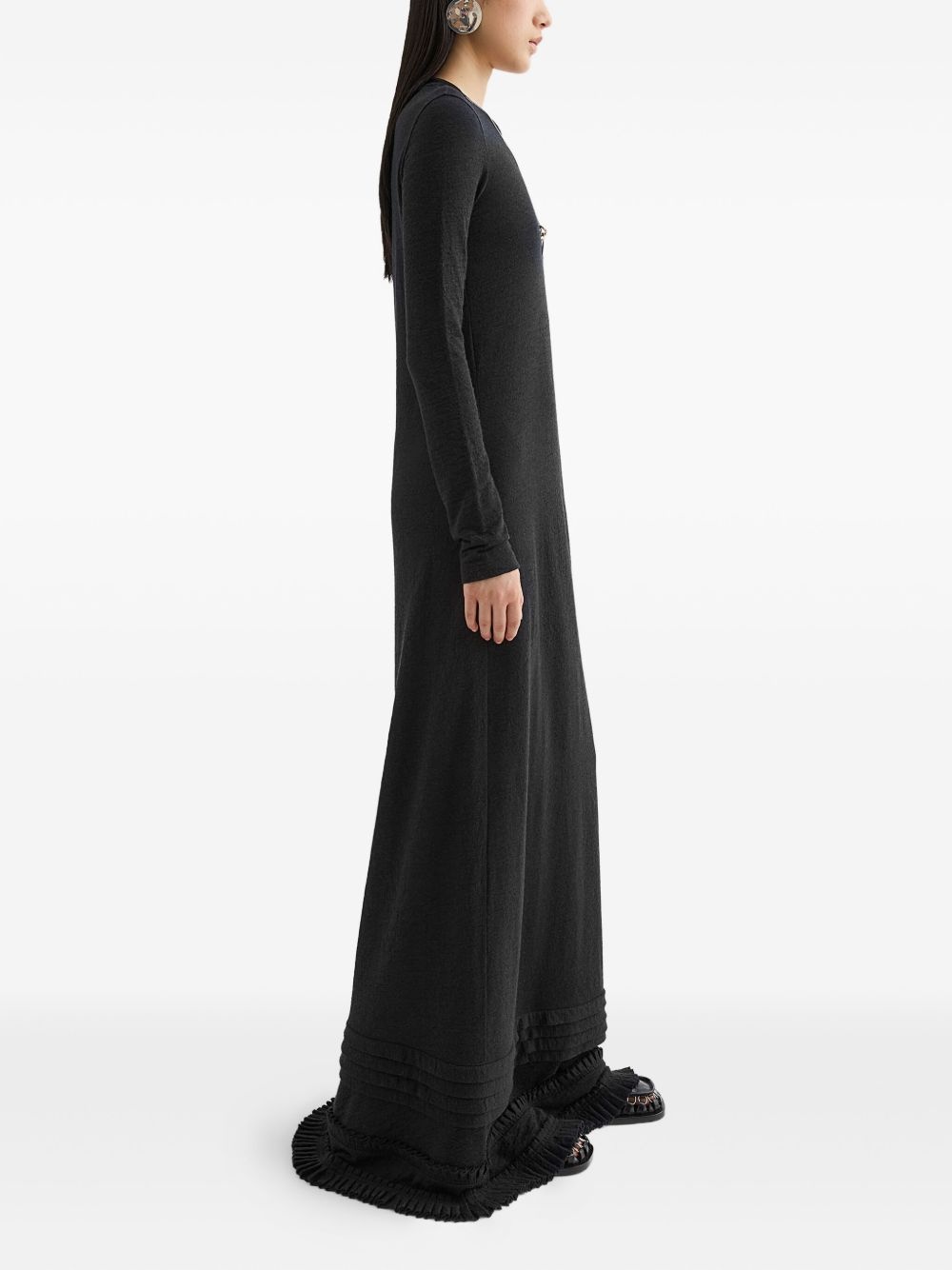 ruffle-detail maxi dress - 3
