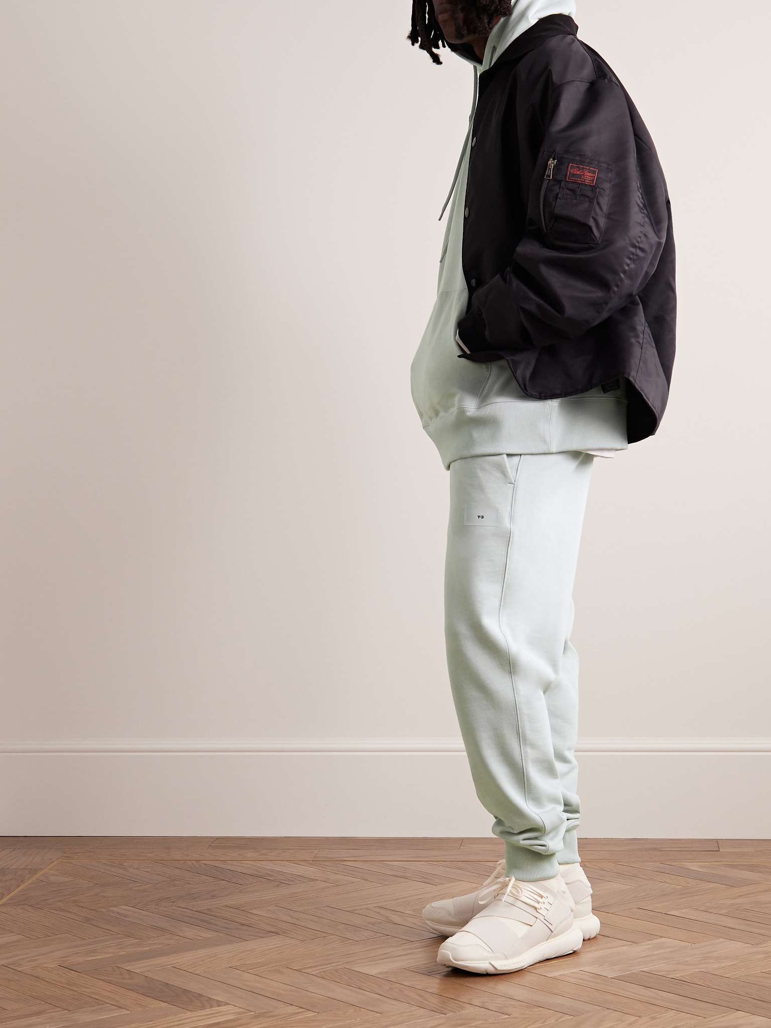 Tapered Organic Cotton-Jersey Drawstring Sweatpants