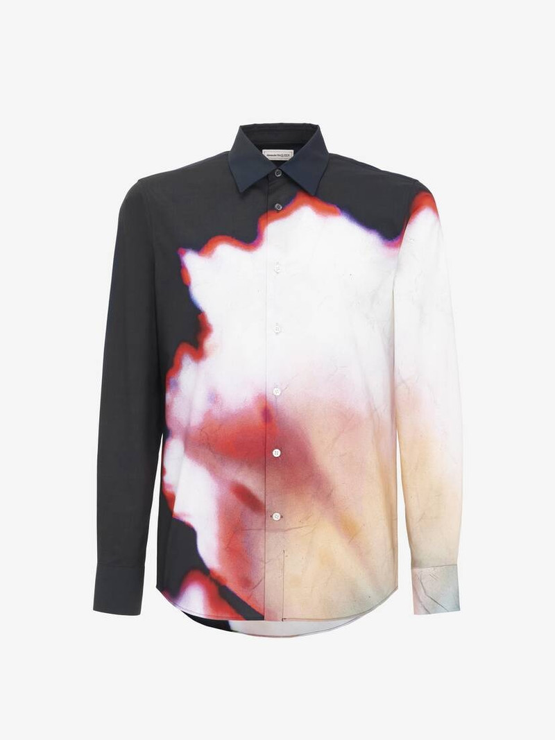 Men's Solarised Flower Shirt in Multicolor 1