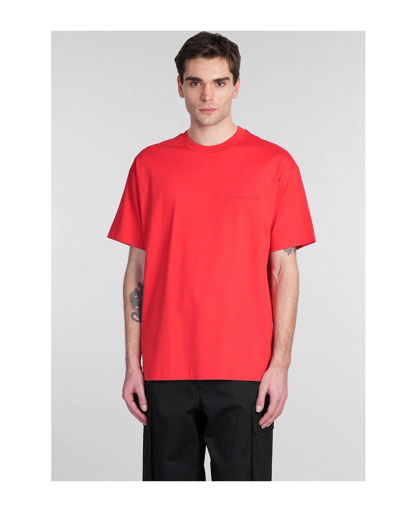 T-shirt In Red Cotton - 2