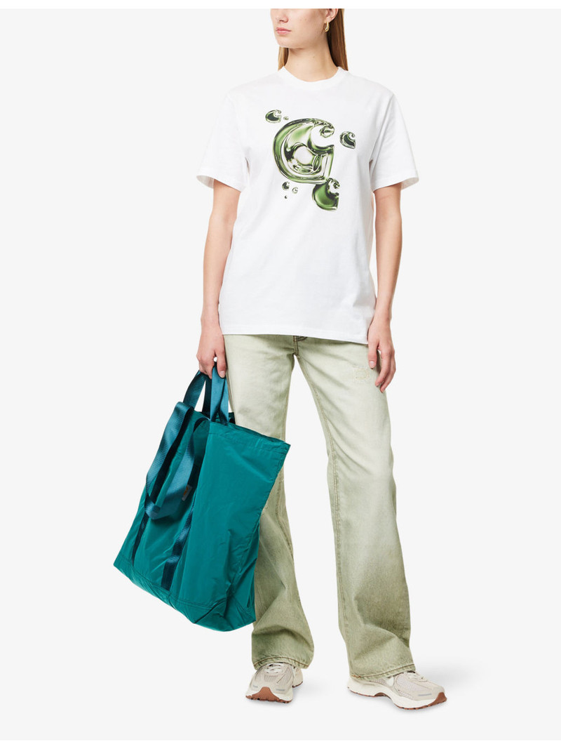 Carhartt Solar Chrome Brand-Print Cotton-Jersey T-Shirt outlook