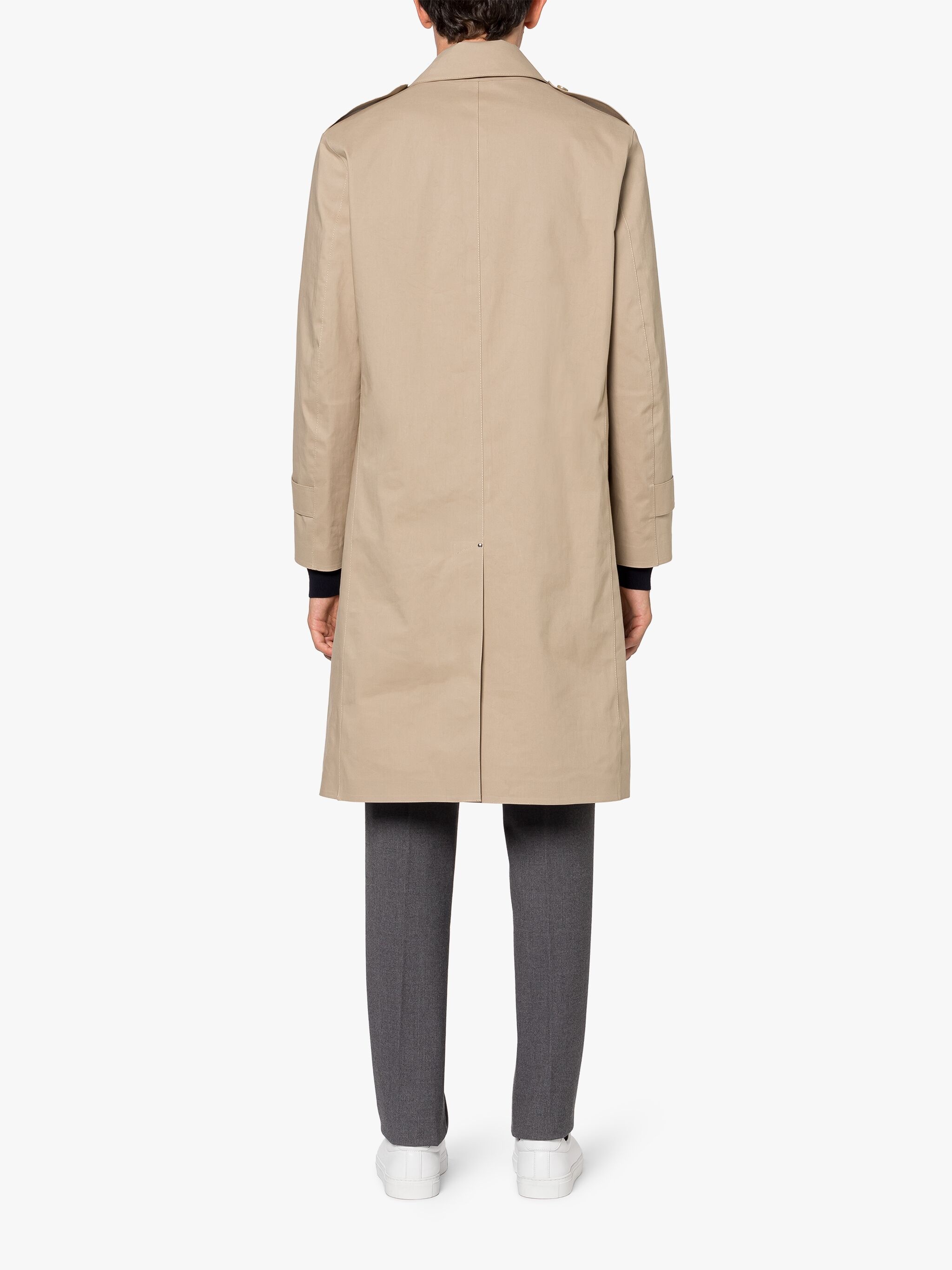 GILSTON FAWN BONDED COTTON COAT - 4