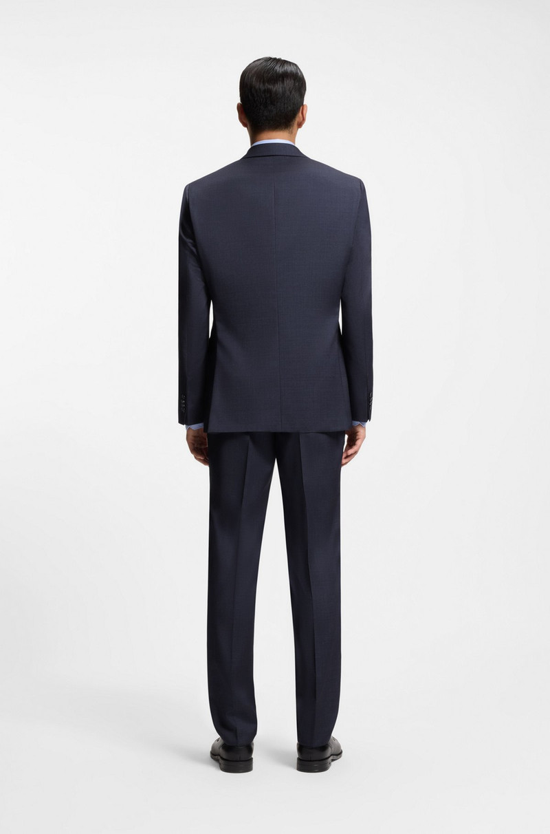 BOSS TWO-PIECE REGULAR-FIT SUIT IN VIRGIN WOOL AND SILK outlook