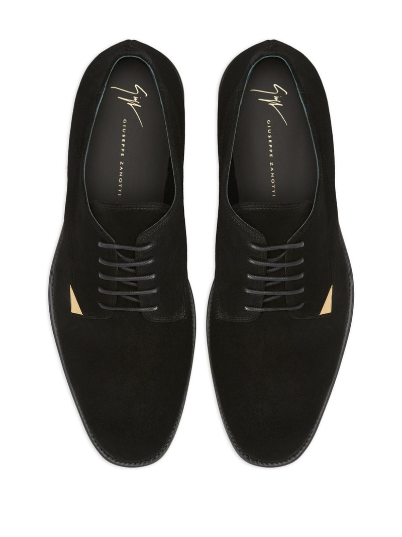 Stwert suede derby shoes 4