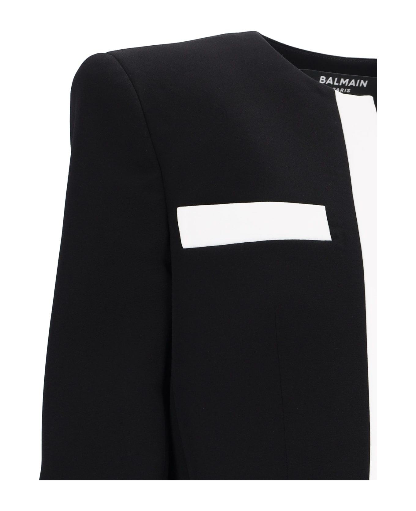 【送料&関税込】Balmain Spencer In Two-tone CrApe Balmain Spencer In Two-tone Crêpe | italist | REVERSIBLE